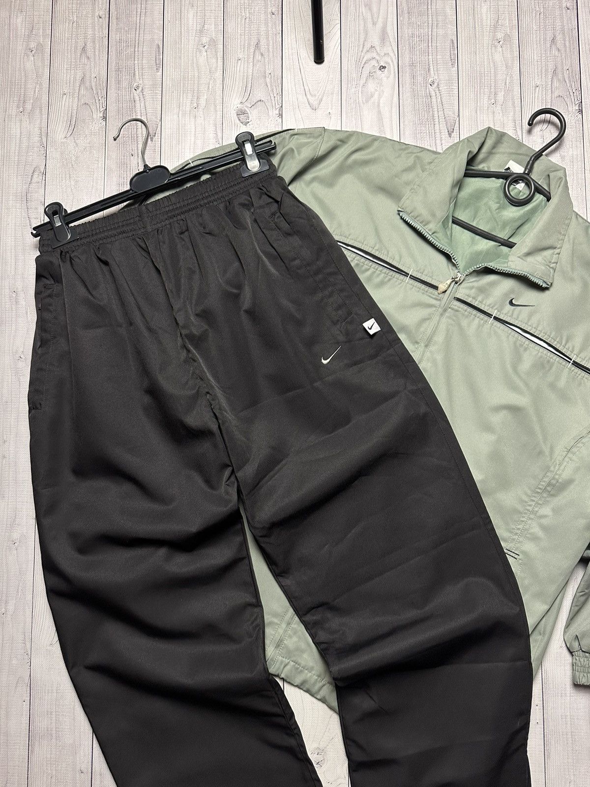 Nike × Vintage Vintage Nike track suit logo green rare size M drill pants Size US M / EU 48-50 / 2 - 3 Thumbnail