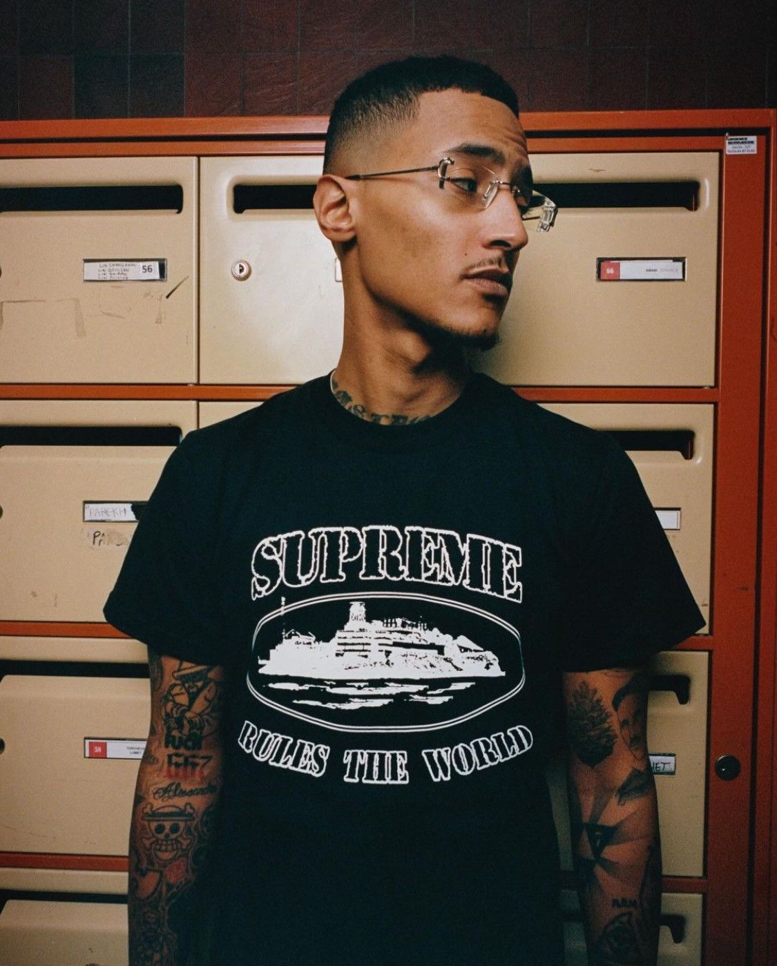 Supreme Corteiz/supreme rule the world T-shirt | Grailed