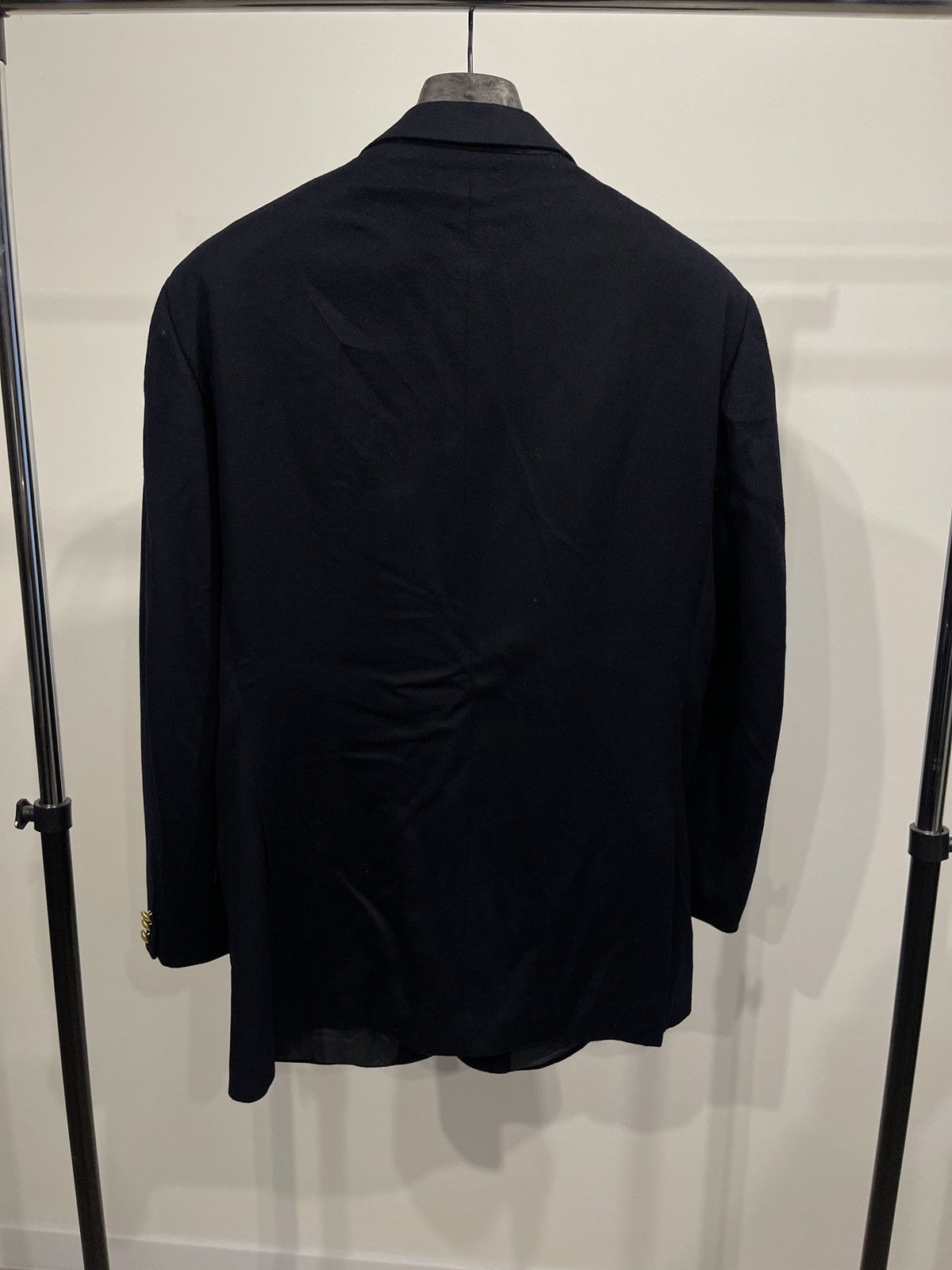 Vintage Nino Danieli blazer wool jacket vintage sport coat blue Size 44R - 3 Thumbnail