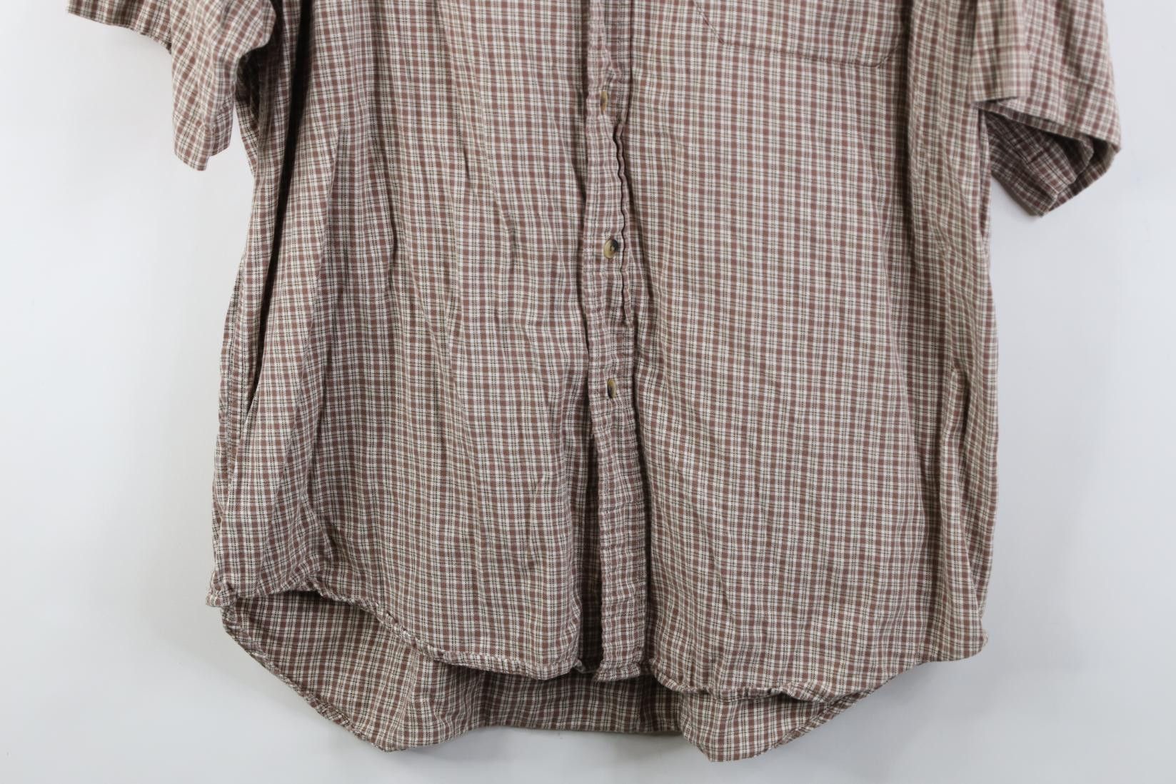 Vintage Vintage 90s Streetwear Flannel Short Sleeve Button Shirt Size US M / EU 48-50 / 2 - 3 Thumbnail