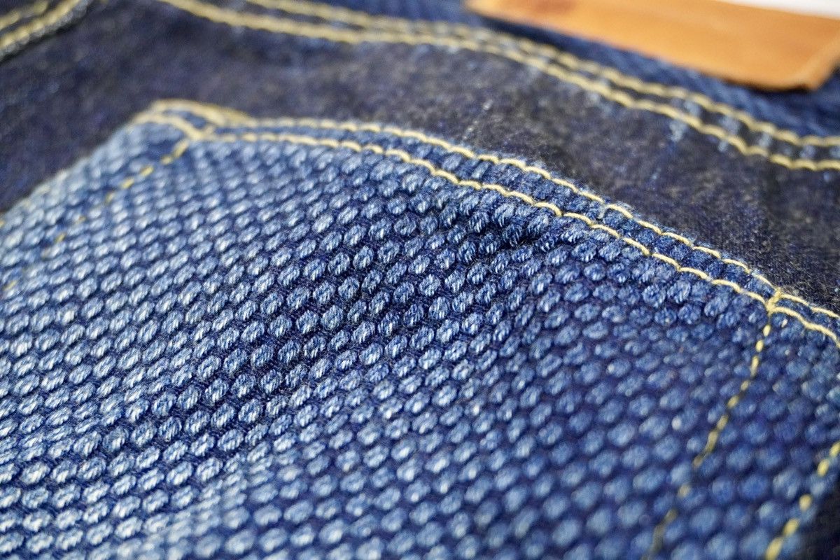 Japanese Brand Tasuki Jeans Repair. Co reconstruct blue denim selvedge Size US 28 / EU 44 - 15 Thumbnail