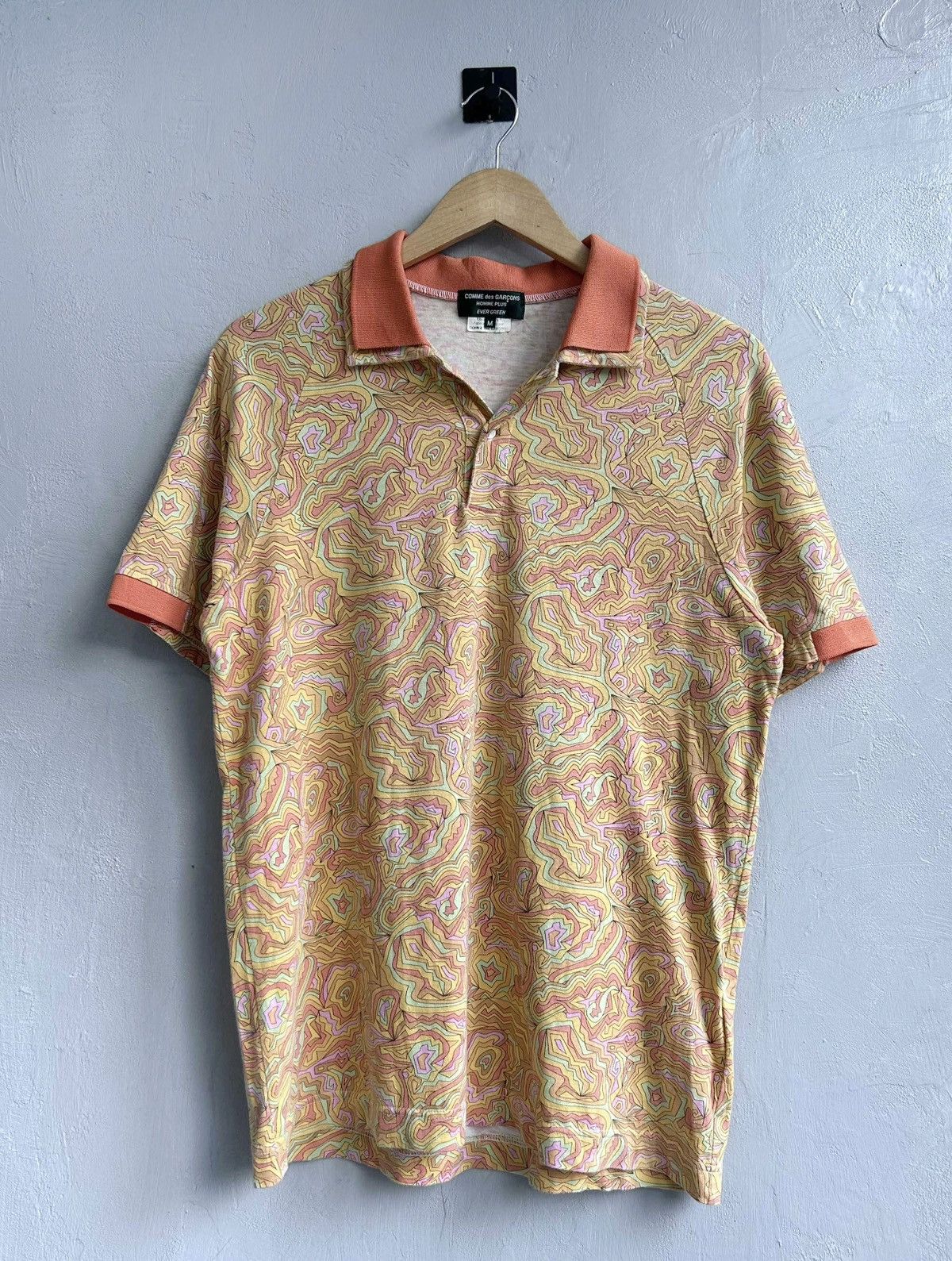Comme des Garcons Homme Plus Comme Des Garcons Homme Plus 2007 Psychedelic Polo Size US M / EU 48-50 / 2 - 1 Thumbnail
