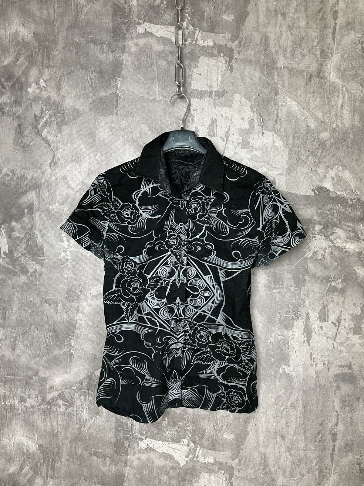 Affliction × Ed Hardy × Vintage Vintage Y2K Affliction Ed hardy Style Shirt small Size XL / US 12-14 / IT 48-50 - 1 Thumbnail