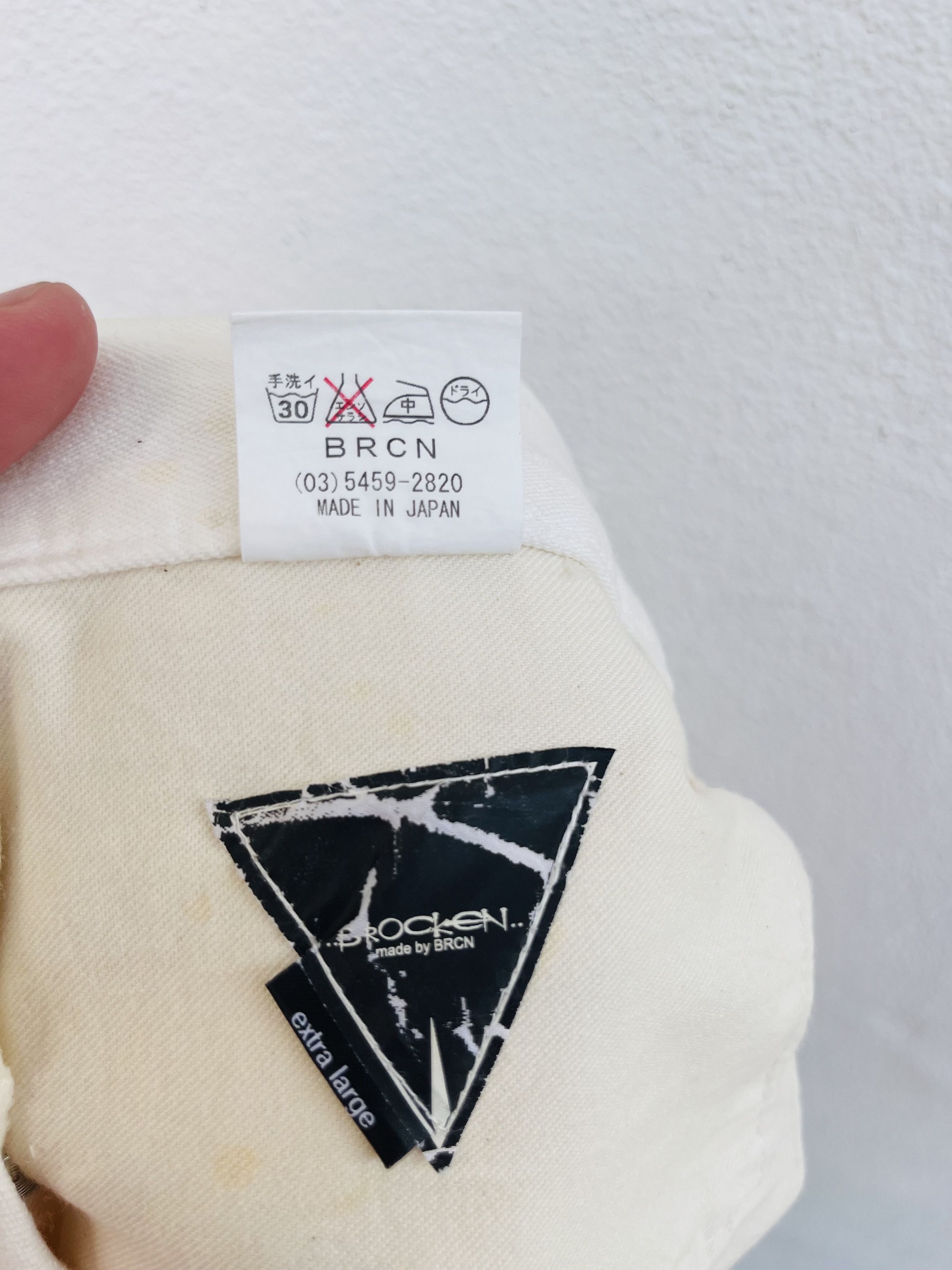 Broken Homme × Japanese Brand × Vintage Vintage Broken Homme Japanese Designer Fashion Style Size US 34 / EU 50 - 11 Thumbnail