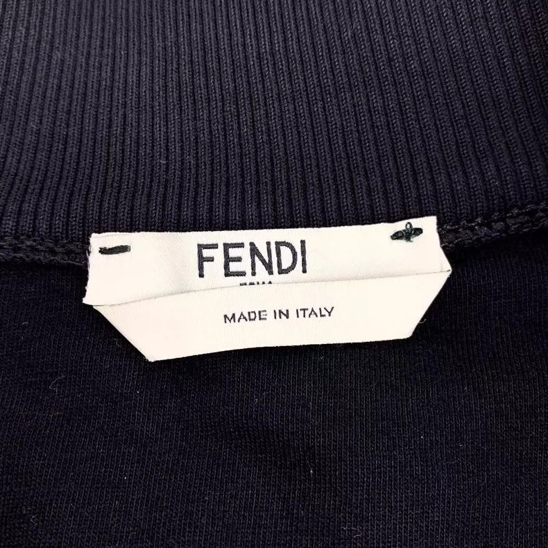 Fendi Fendi Brown Logo Print Zipper Jacket Size M / US 6-8 / IT 42-44 - 5 Thumbnail