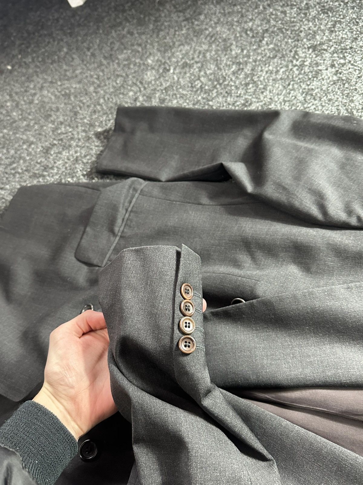 Hugo Boss × Loro Piana × Vintage 🚨 vintage Loro Piana Blazer Hugo Boss Jacket gray 100% lana Size US L / EU 52-54 / 3 - 10 Thumbnail