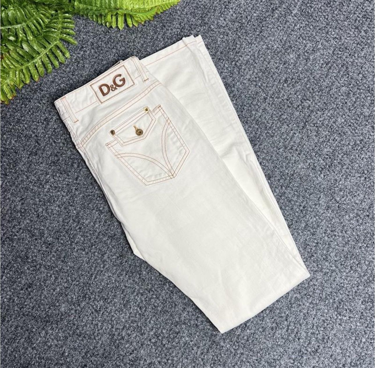 Dolce & Gabbana Dolce & Gabbana jeans vintage white outfits street wear Size 25" / US 0 / IT 36 - 2 Thumbnail
