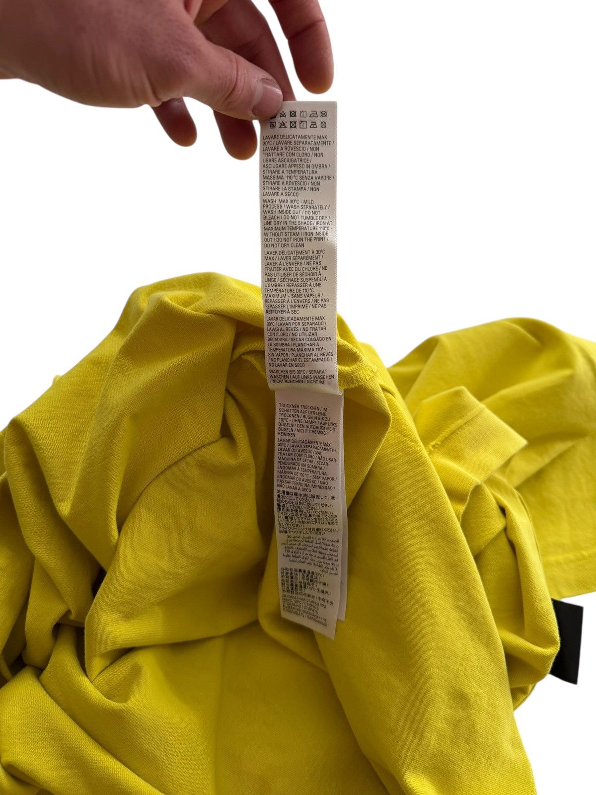 Balenciaga Surfer Athletic Halo Logo Yellow Shirt Size US XL / EU 56 / 4 - 7 Thumbnail