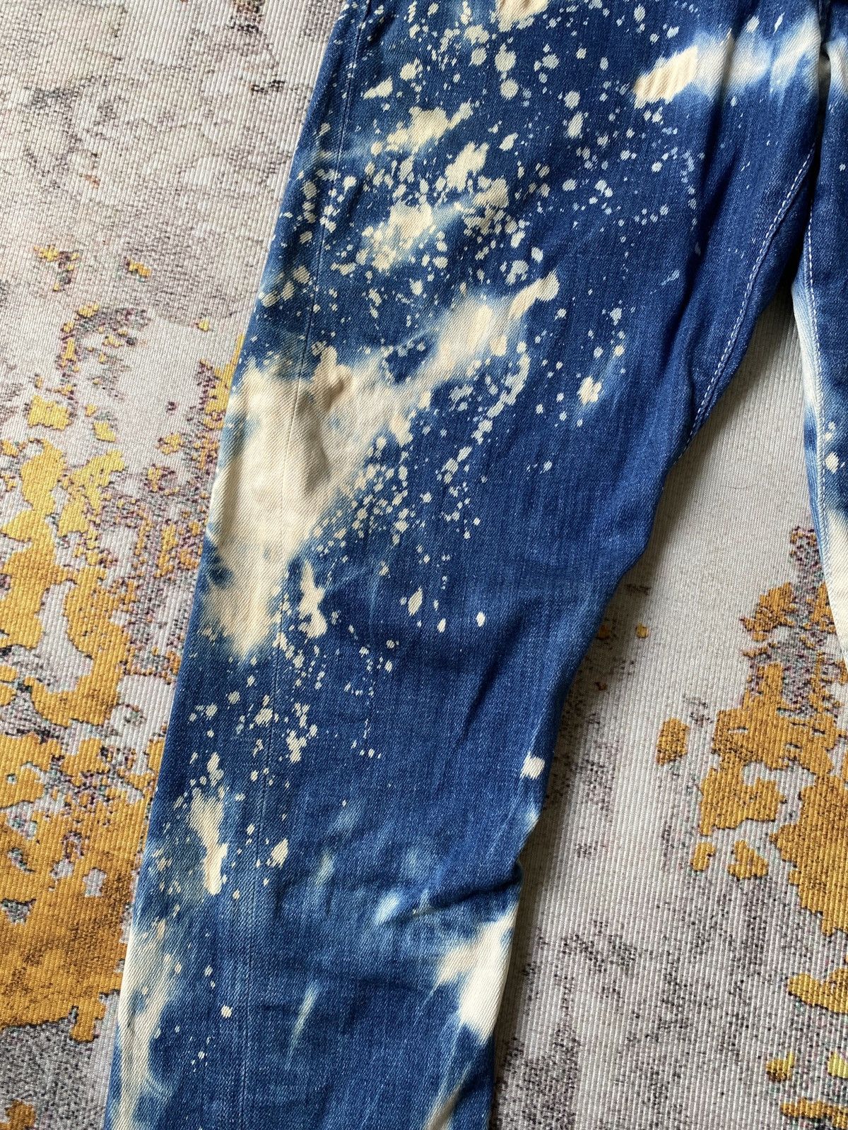 Dsquared2 Snow Acid Wash Strechable Jeans