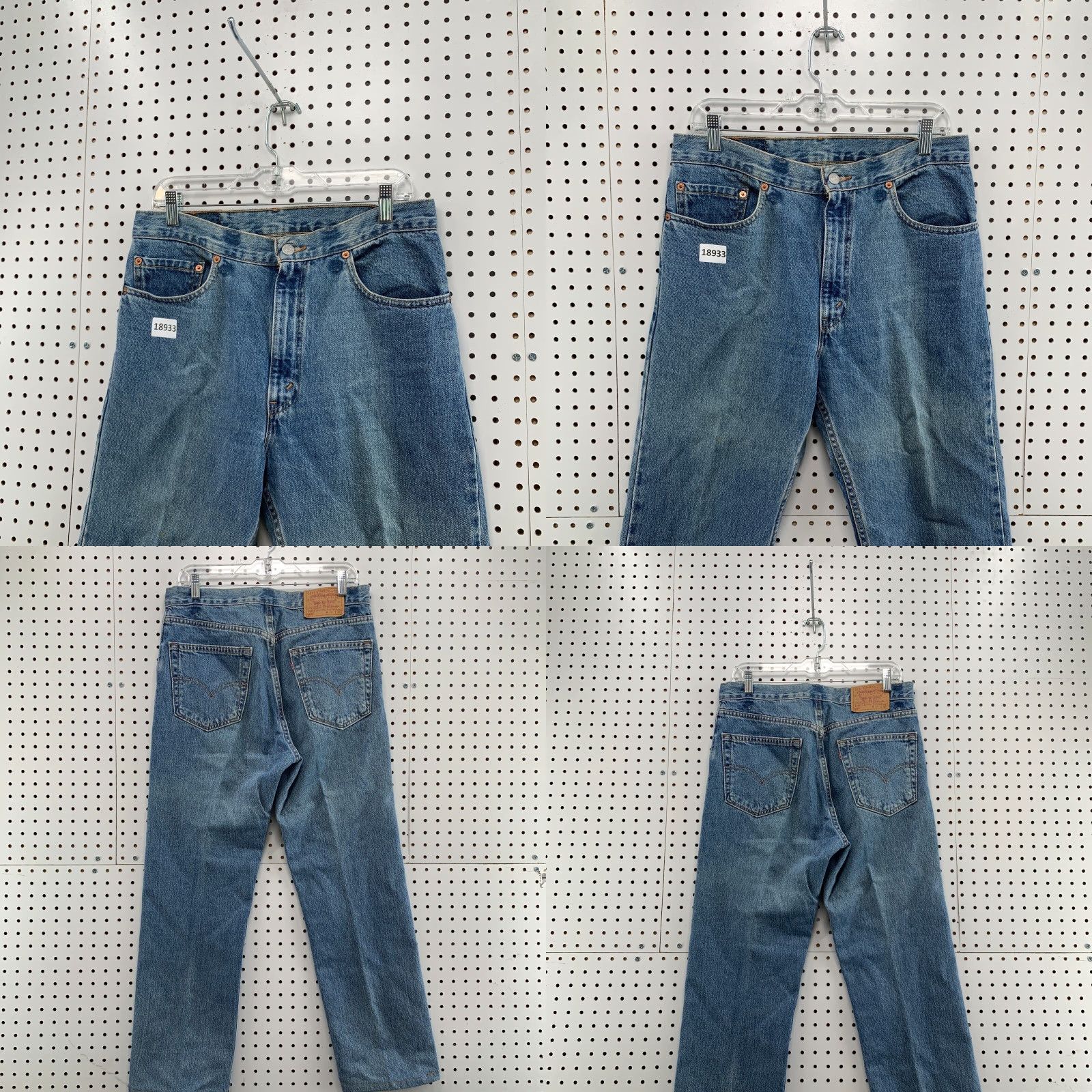 Levi's VINTAGE Levi's 505 Jeans Regular Mens Blue Denim 32x28 Straight Fit denim Jeans 32 Mens Blue Levi's 505 Vintage 90s Size US 32 / EU 48 - 9 Thumbnail