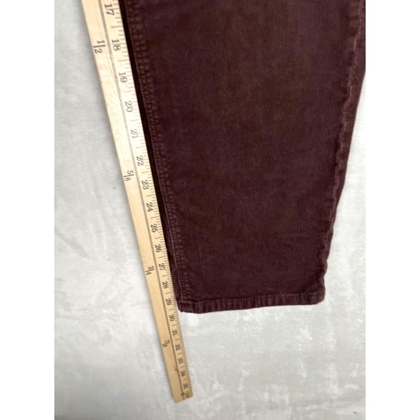 American Eagle Outfitters VINTAGE American Eagle Outfitters Pants Womens 6 Brown 90s Straight Corduroy Stretch Size 28" / US 6 / IT 42 - 2 Thumbnail