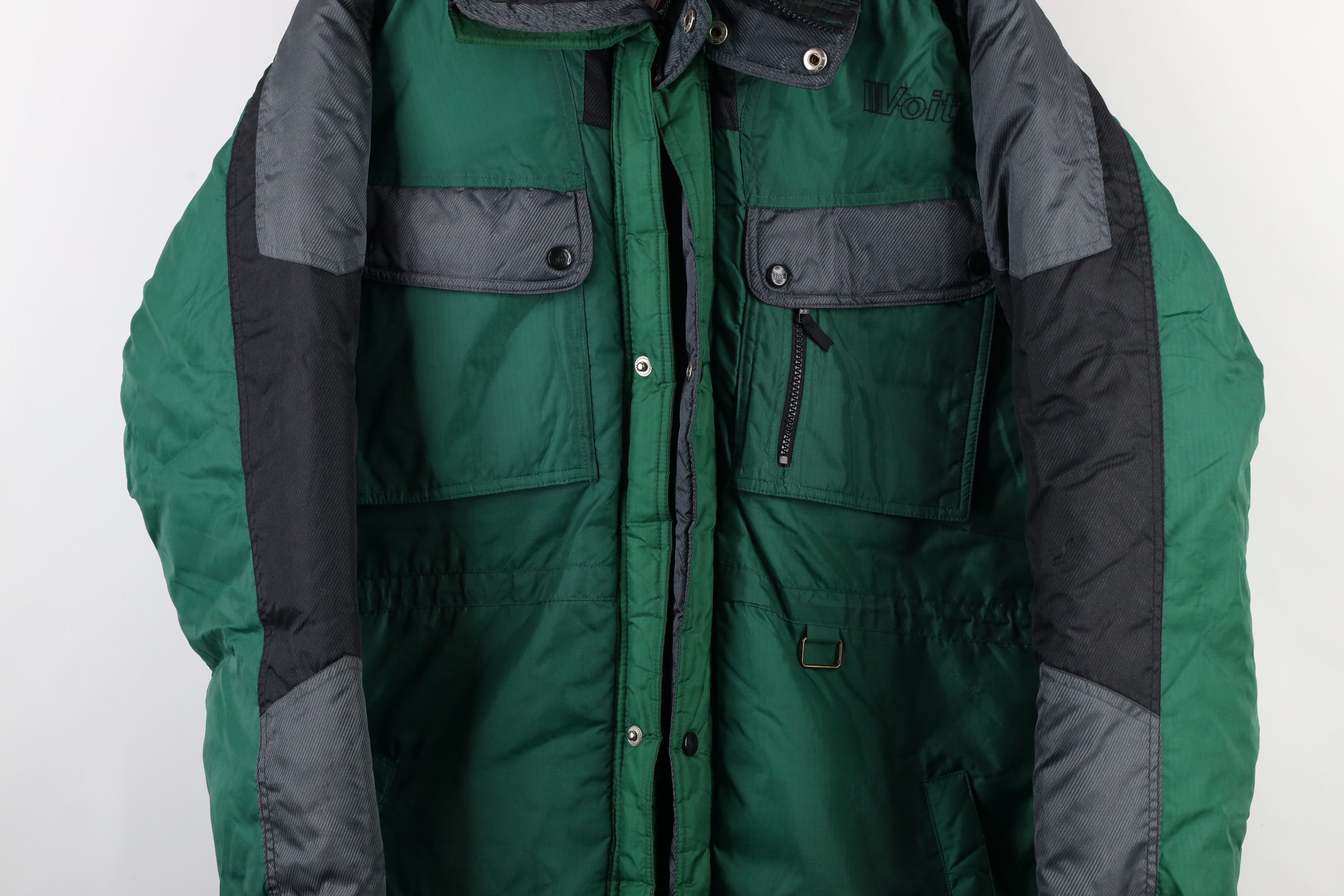 Vintage Vintage 90s Streetwear Block Snowboard Parka Jacket Coat Size US L / EU 52-54 / 3 - 3 Thumbnail