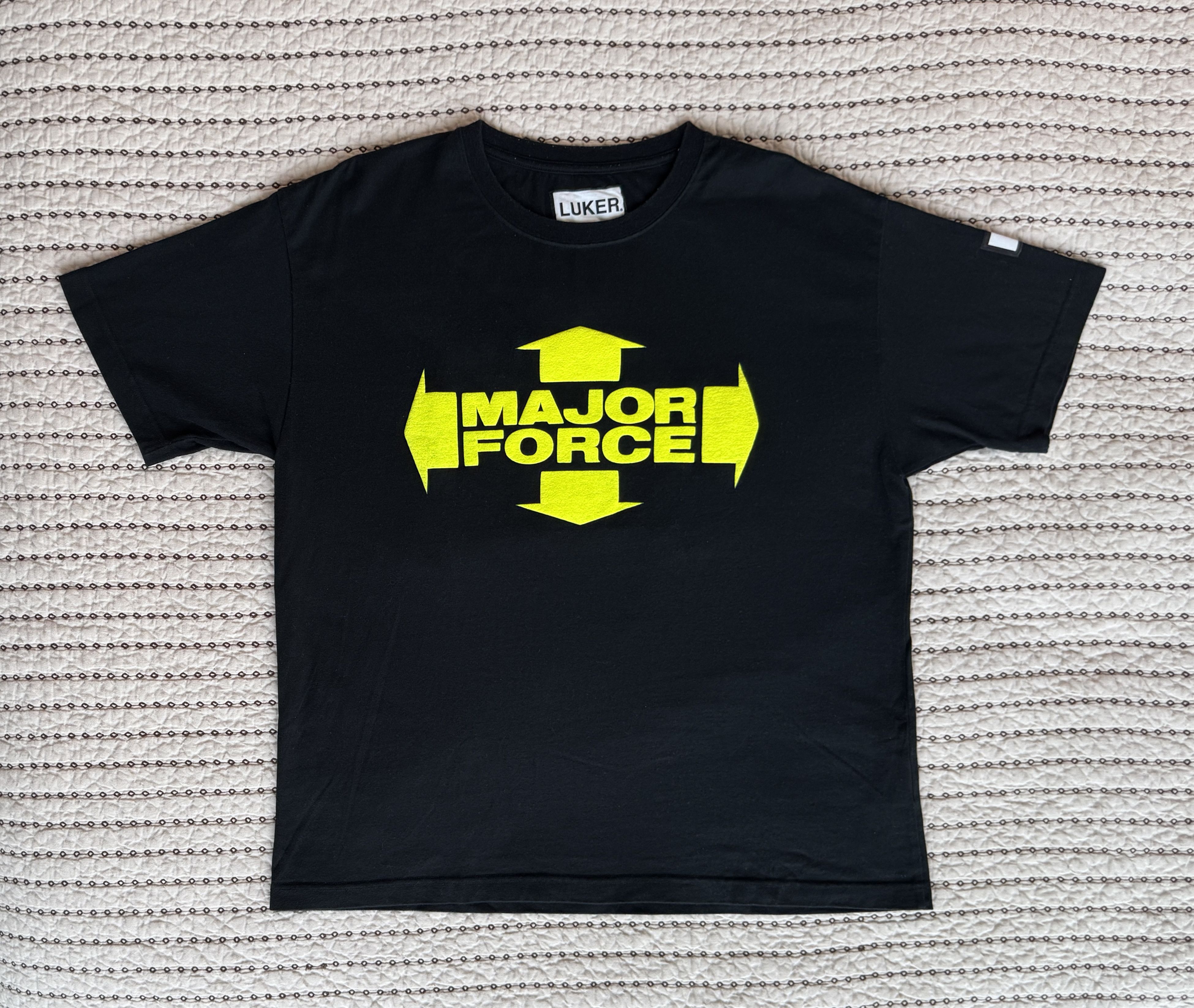 Japanese Brand MAJOR FORCE LOGO T-SHIRT MF INTERNATIONAL BLACK YELLOW MED Size US M / EU 48-50 / 2 - 1 Thumbnail