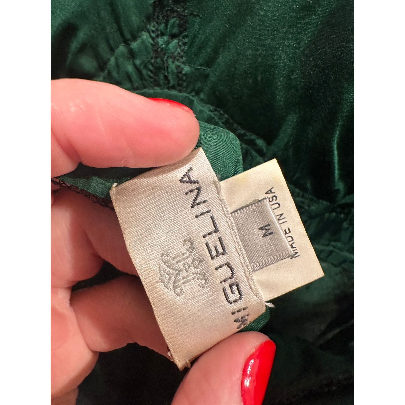 Other Miguelina Green Floral Sexy Sheer Lingerie Lace Slip Dress Size M / US 6-8 / IT 42-44 - 11 Thumbnail