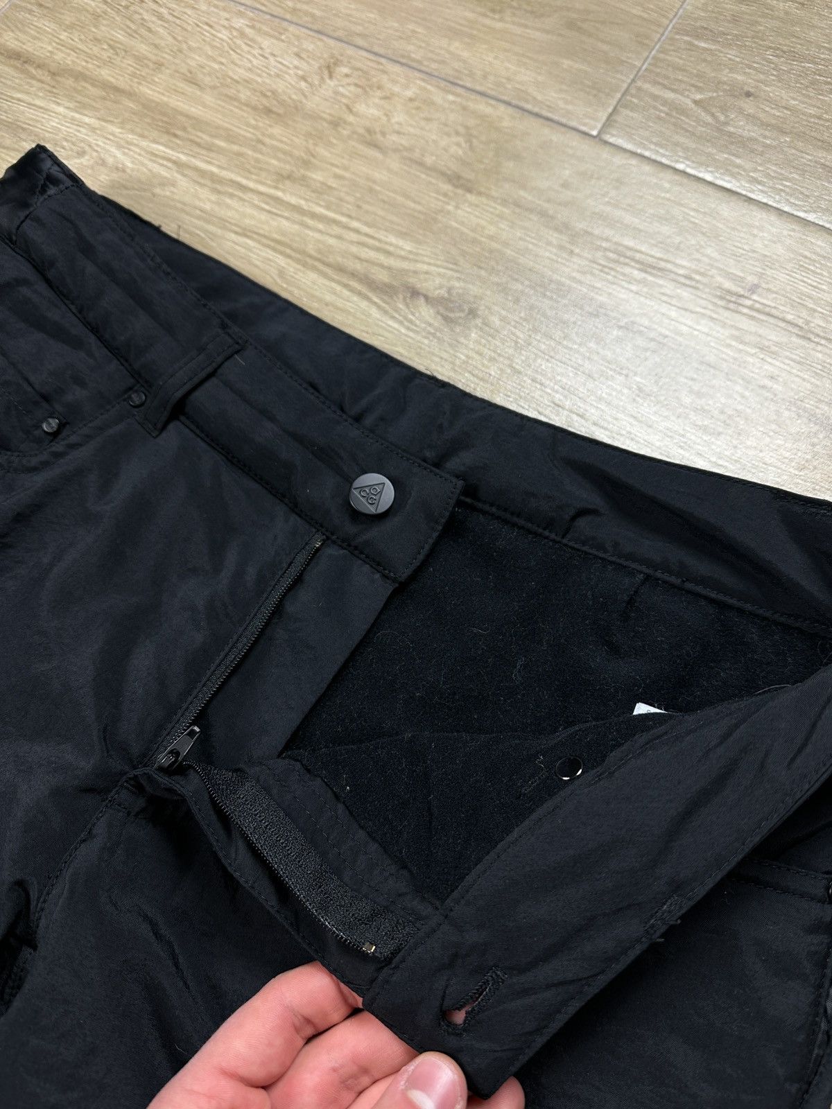 Nike × Nike ACG × Vintage Vintage Nike ACG Winter Fleece Black Pants Size 27" / US 4 / IT 40 - 7 Thumbnail