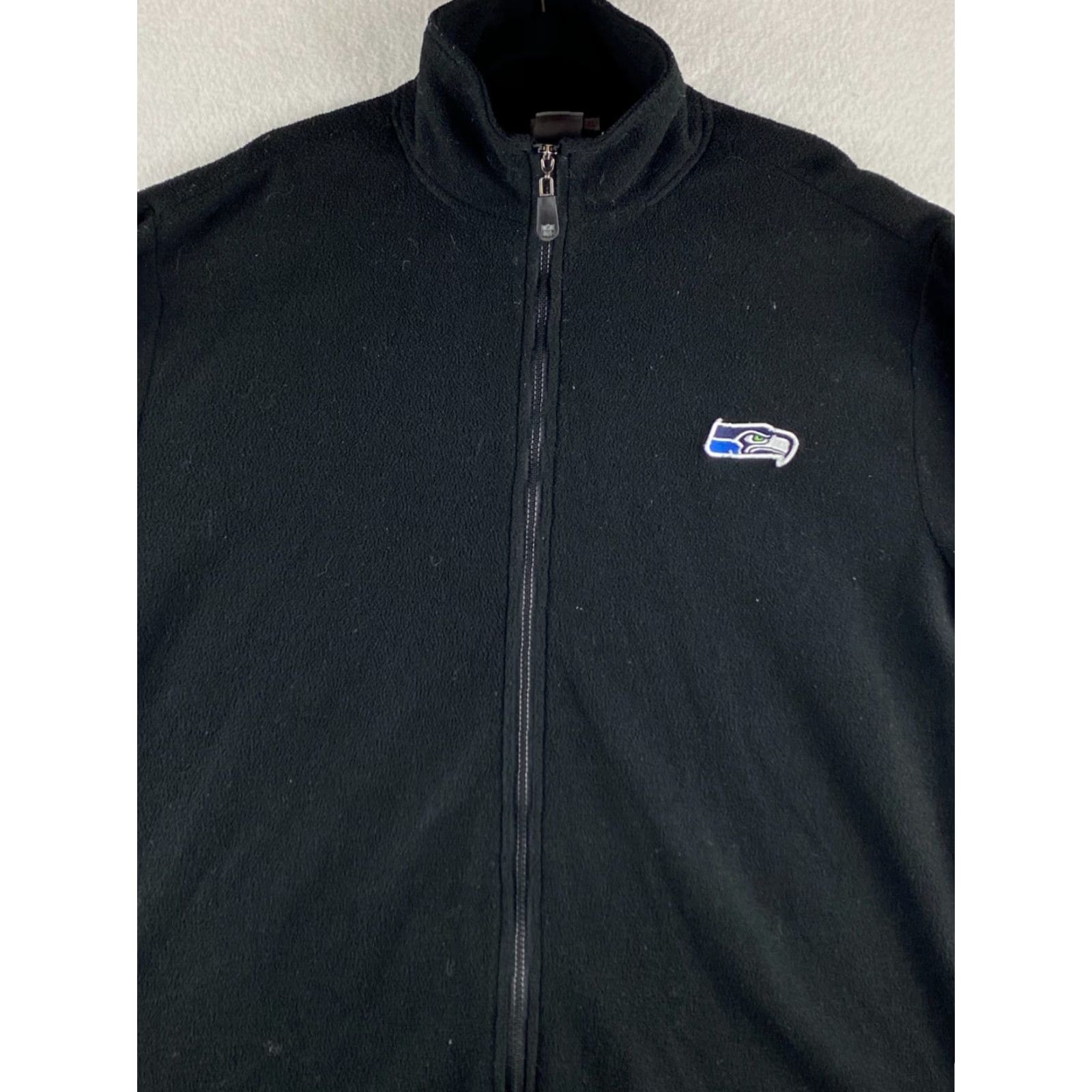 NFL VINTAGE Seattle Seahawks Sweater XL NFL Black Full Zip Fleece Logo Sports Illustrated Size US XL / EU 56 / 4 - 2 Thumbnail