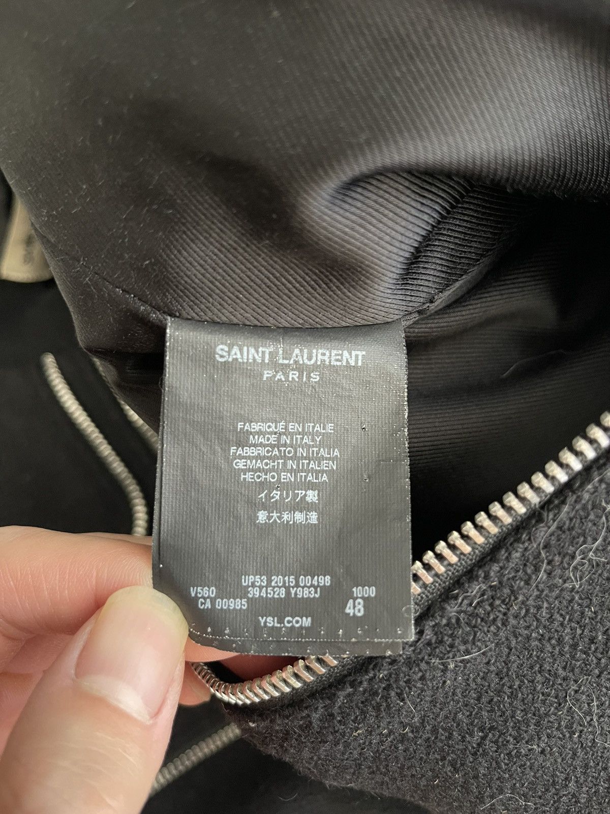 Saint Laurent Paris SLP 15AW Multi Zipper Jacket Size US M / EU 48-50 / 2 - 4 Thumbnail