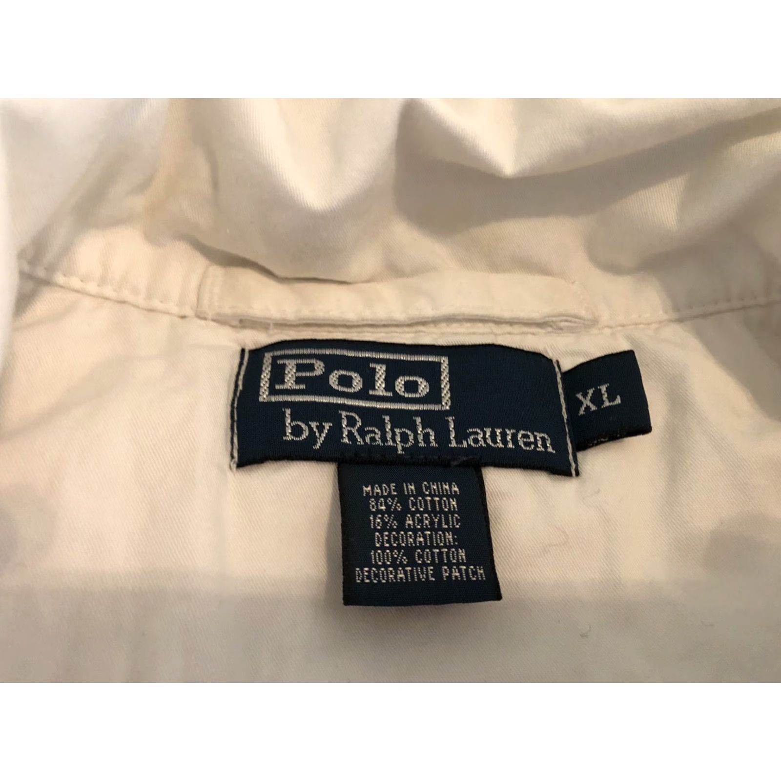 Polo Ralph Lauren VINTAGE Polo Ralph Lauren Nautical Anchor White Jacket Mens XL Hooded Full Zip Cotton Blend Button Size US XL / EU 56 / 4 - 3 Thumbnail