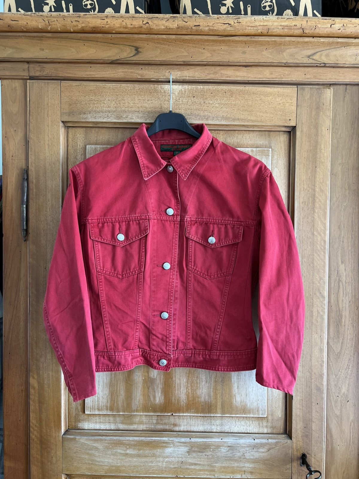 Katharine Hamnett London 90’s Katharine Hamnett London Denim Jacket Size M / US 6-8 / IT 42-44 - 2 Thumbnail