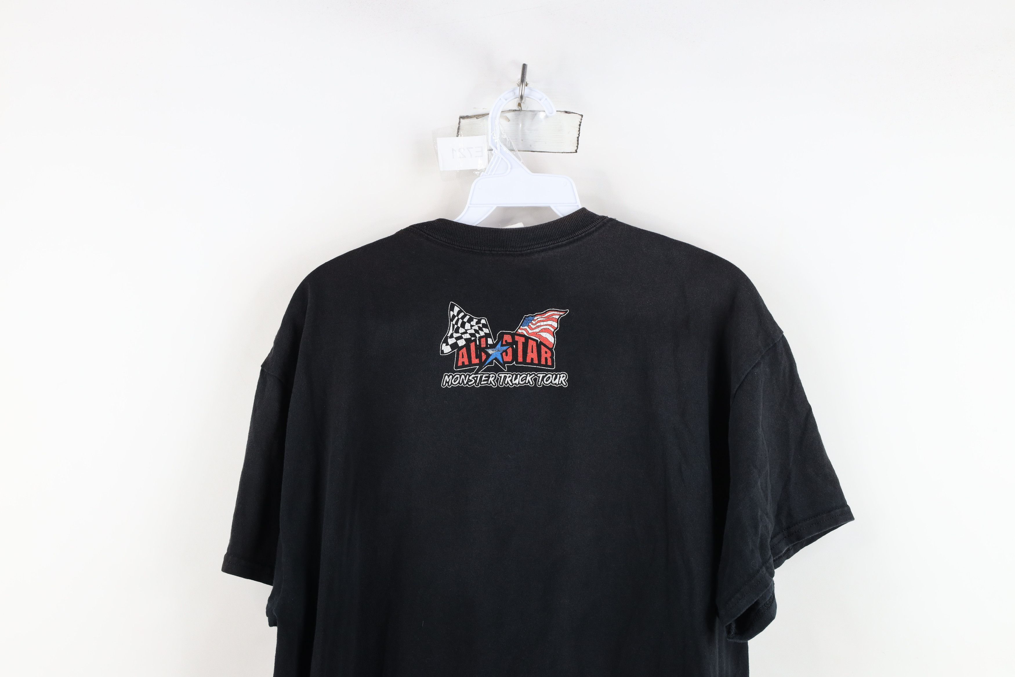 Vintage Y2K Streetwear All Star Monster Truck Tour T-Shirt Black Size US L / EU 52-54 / 3 - 15 Thumbnail