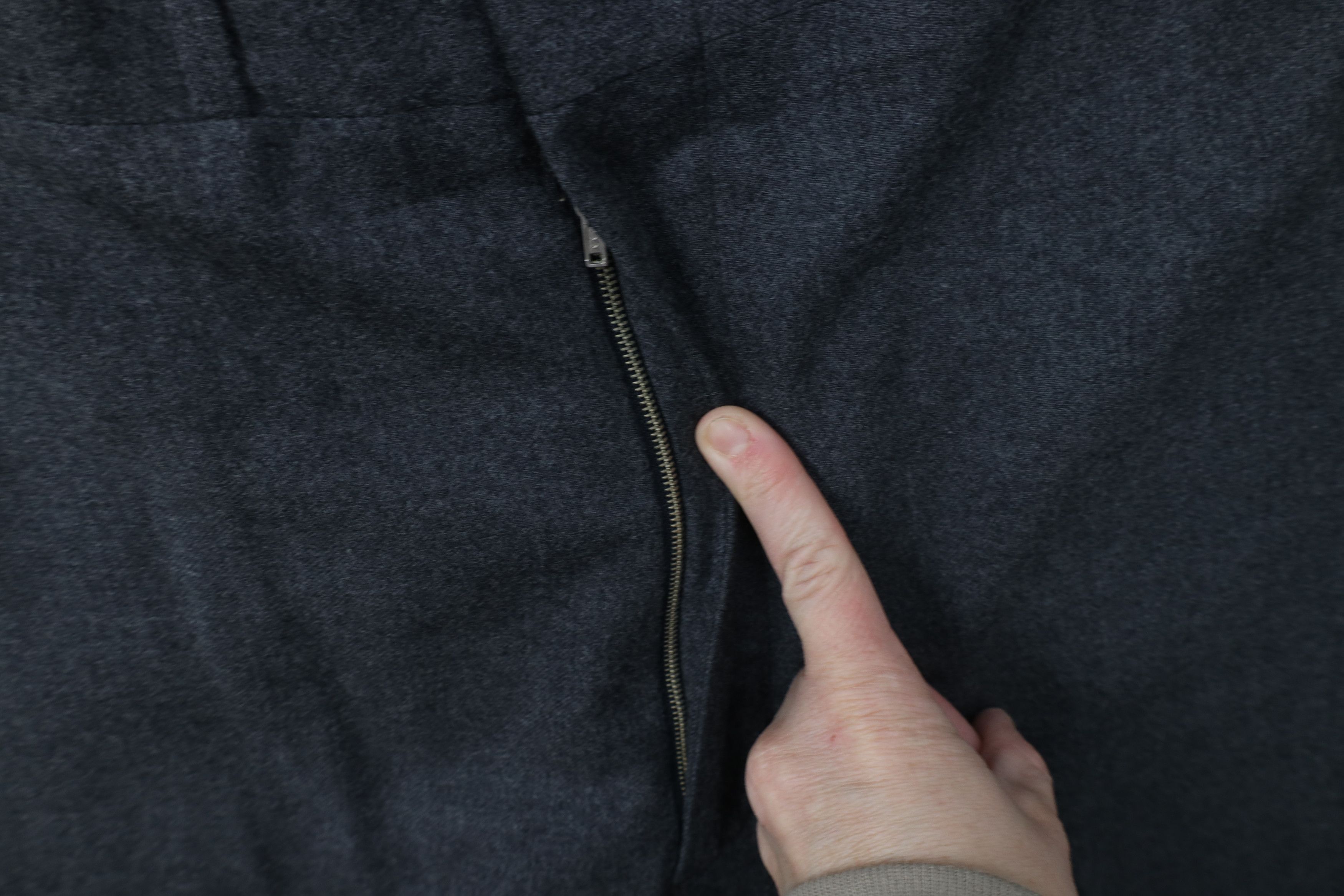 Vintage Vintage 70s Streetwear Leg Chino Pants Trousers Gray USA Size US 38 / EU 54 - 5 Thumbnail