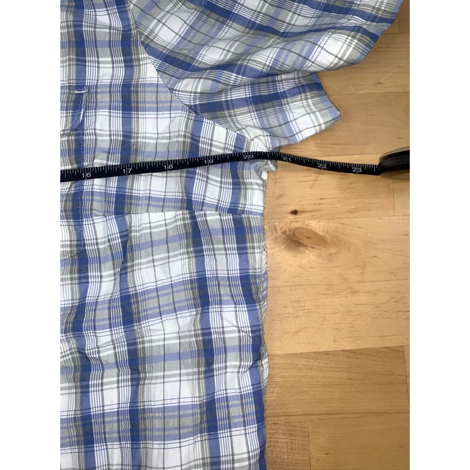 Eddie Bauer Eddie Bauer Womens Button-Up Shirt Outdoor Plaid White/Blue Size L Size L / US 10 / IT 46 - 6 Thumbnail