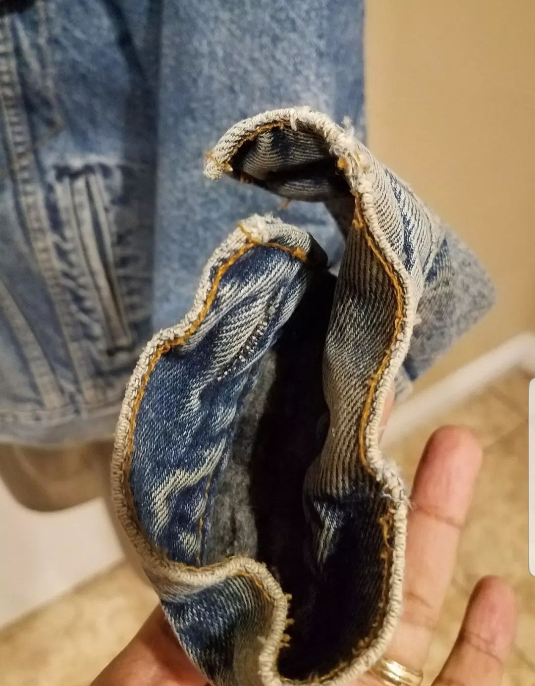 Levi's DENIM BLUE TRUCKER 70506 VINTAGE . Size US L / EU 52-54 / 3 - 3 Thumbnail
