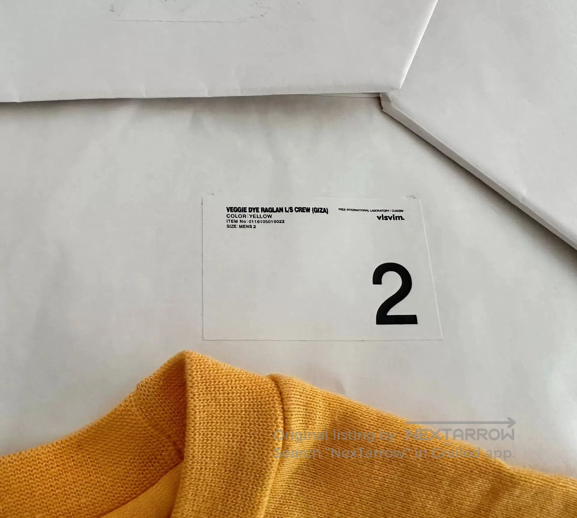 Visvim visvim veggie dye raglan long sleeve crew. Size US S / EU 44-46 / 1 - 4 Thumbnail
