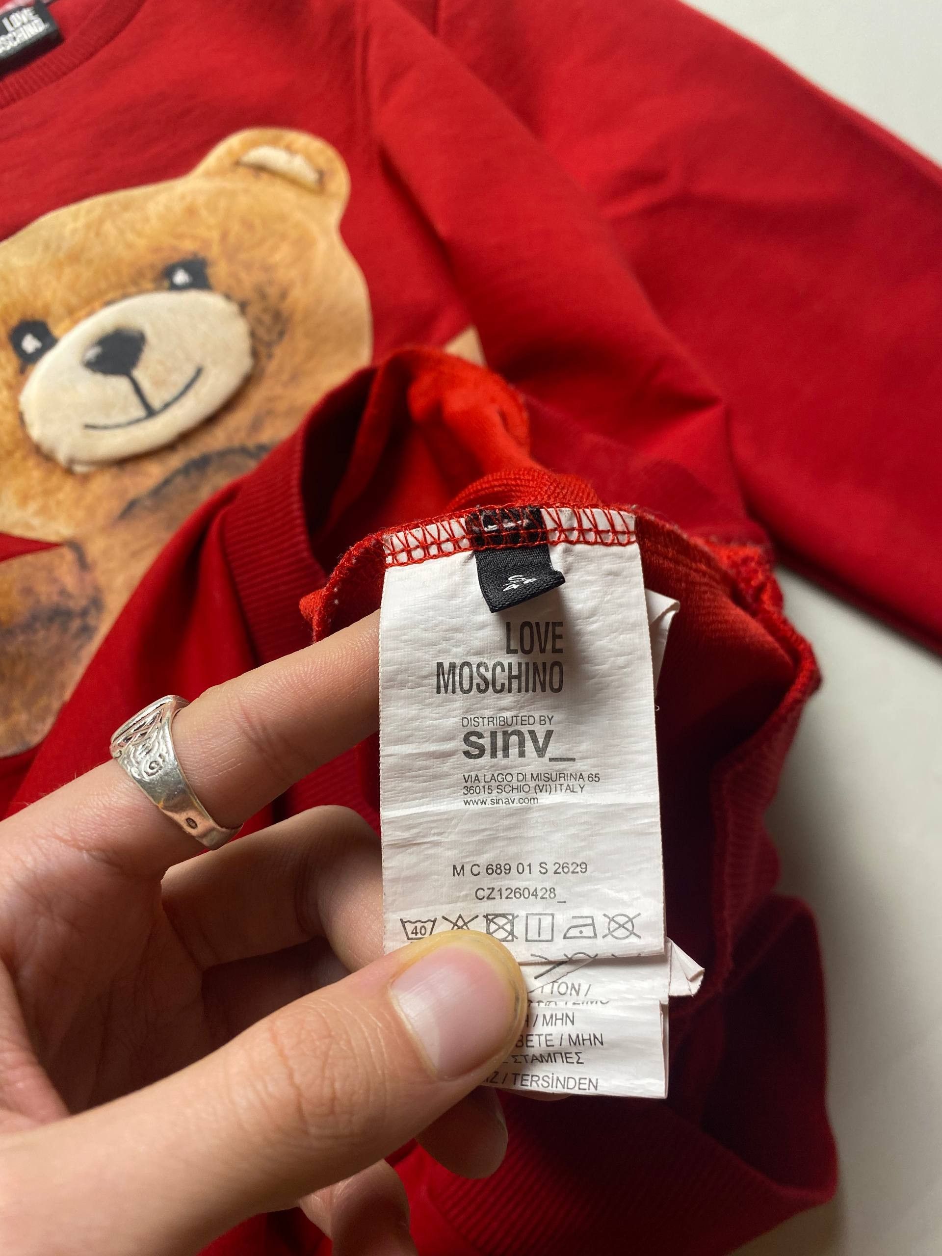 Moschino Moschino Bear Big Logo Sweatshirts Size S / US 4 / IT 40 - 5 Thumbnail