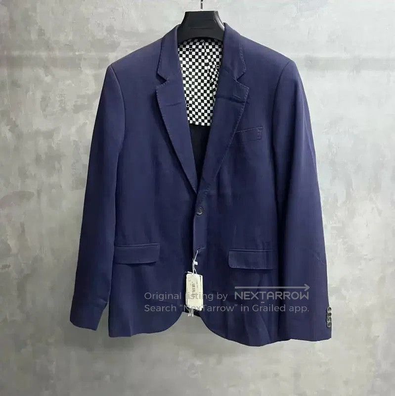 Moschino Moschino Men's Blue Cotton Blazer . Size US XL / EU 56 / 4 - 1 Thumbnail