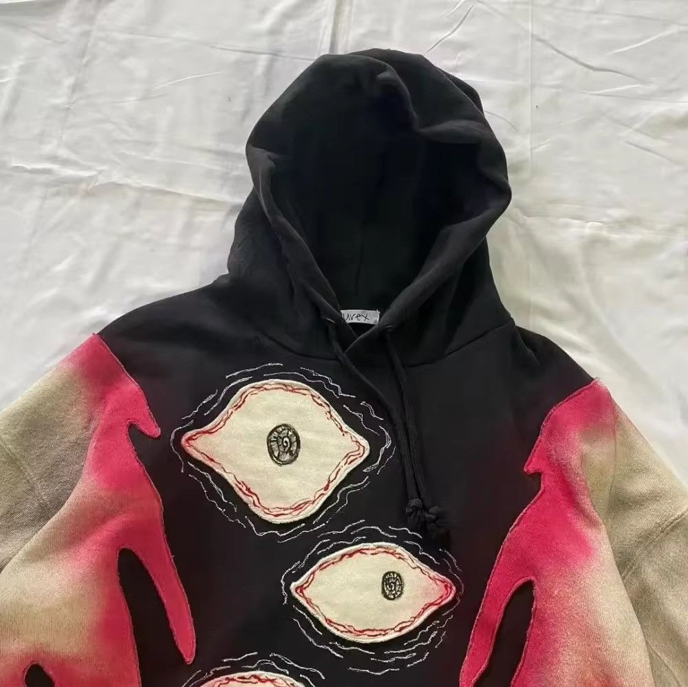 Japanese Brand × Vintage The Flamming Monster Style Hoodie Size US XL / EU 56 / 4 - 4 Thumbnail