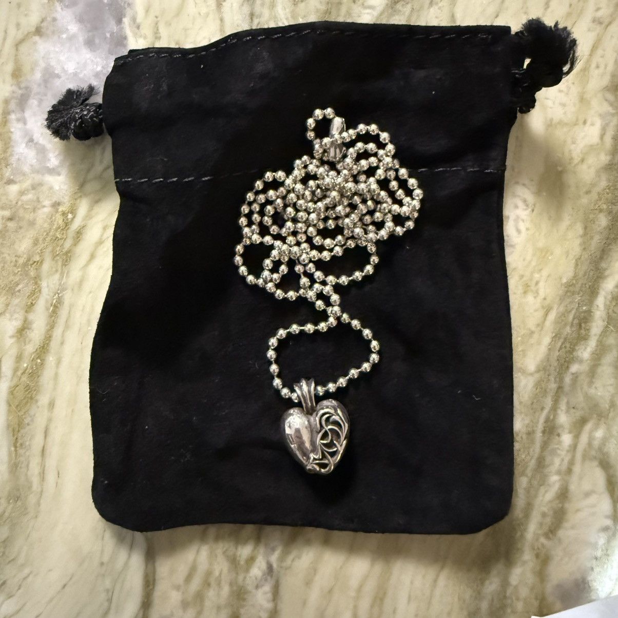 Chrome Hearts Chrome Hearts St Barth Heart Pendant Size ONE SIZE - 6 Thumbnail