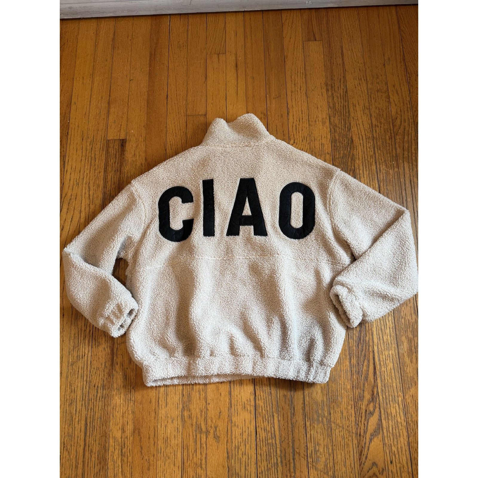 Other Pretty Garbage Pullover Small Sherpa Fleece Half Zip Ciao Size S / US 4 / IT 40 - 5 Thumbnail