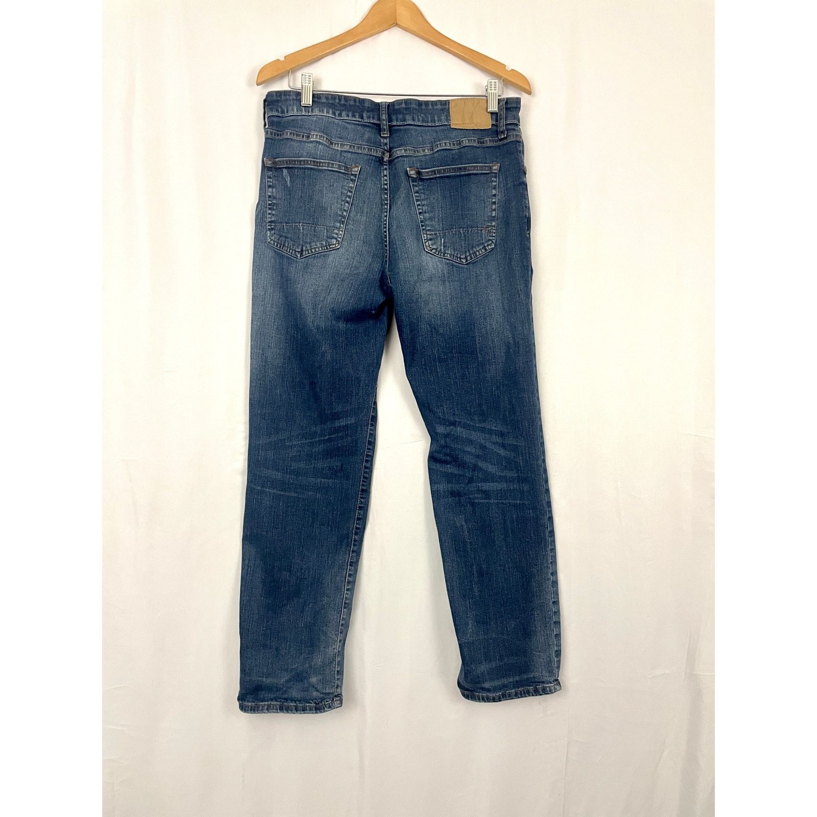 Aeropostale Aeropostale Blue Denim Straight Jeans 32X30 Men's Pants Size US 32 / EU 48 - 4 Thumbnail