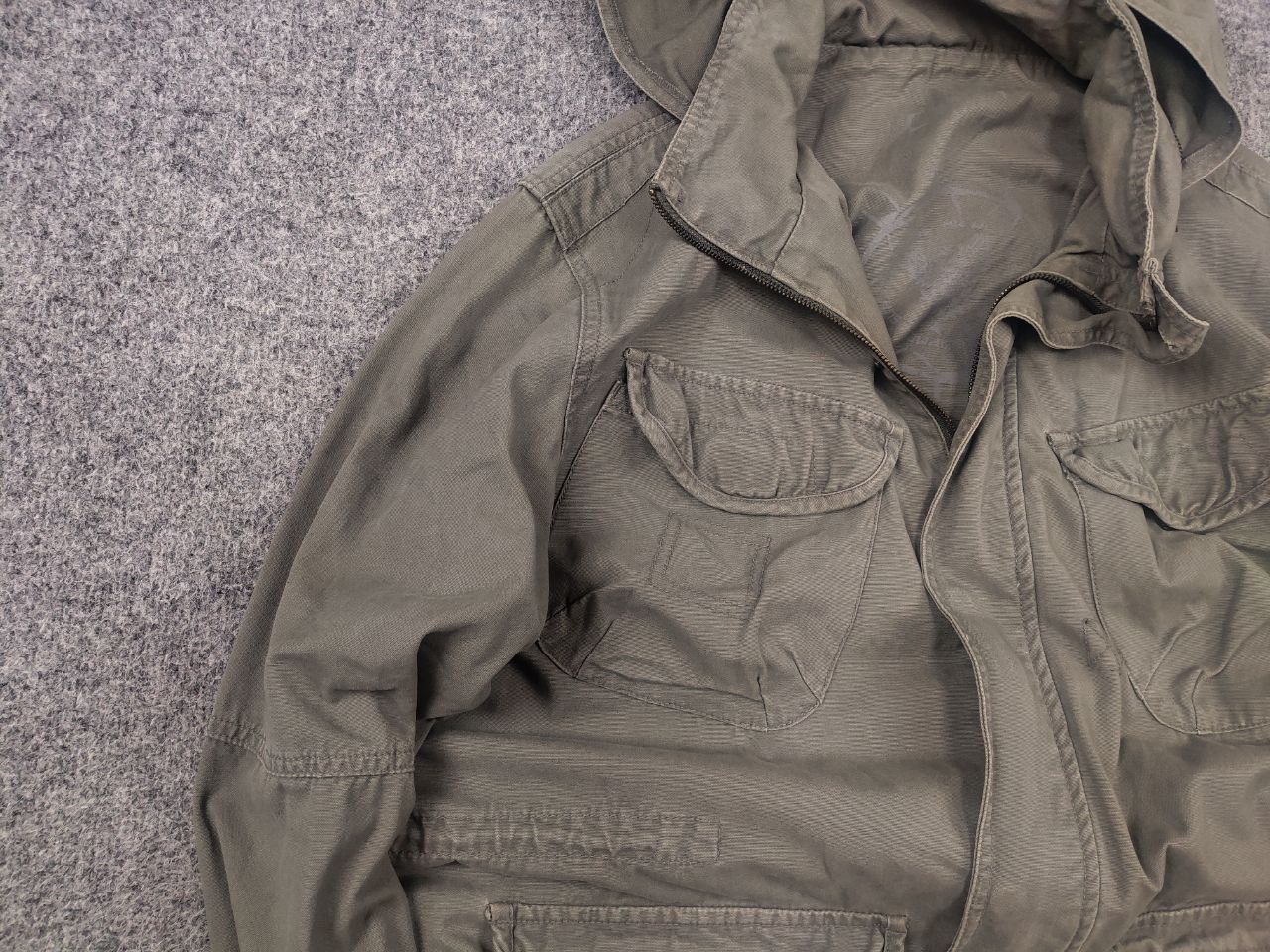 If Six Was Nine Vintage 90's GOA Japanese Military Zip Jacket gimmick Y2K Size US L / EU 52-54 / 3 - 7 Thumbnail