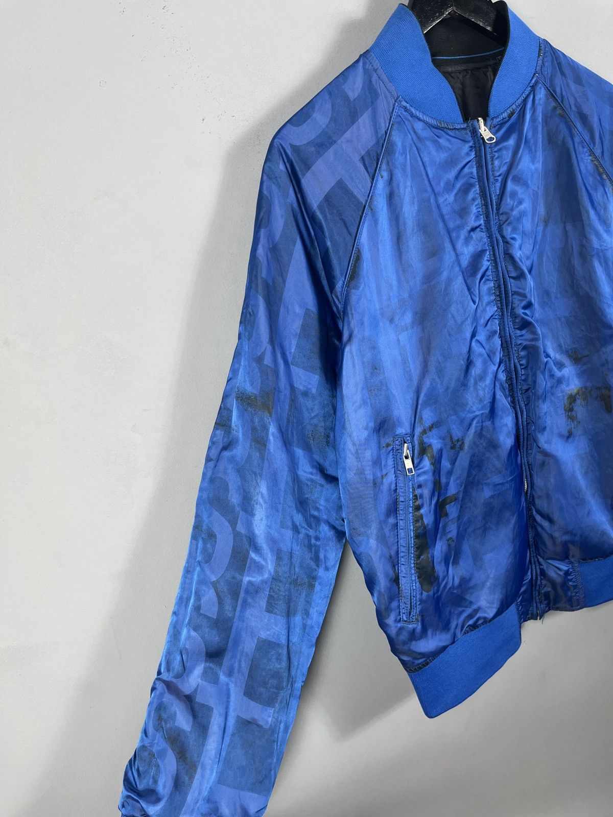 Diesel Vintage reversible bomber jacket diesel monogram big logo Size US M / EU 48-50 / 2 - 6 Thumbnail