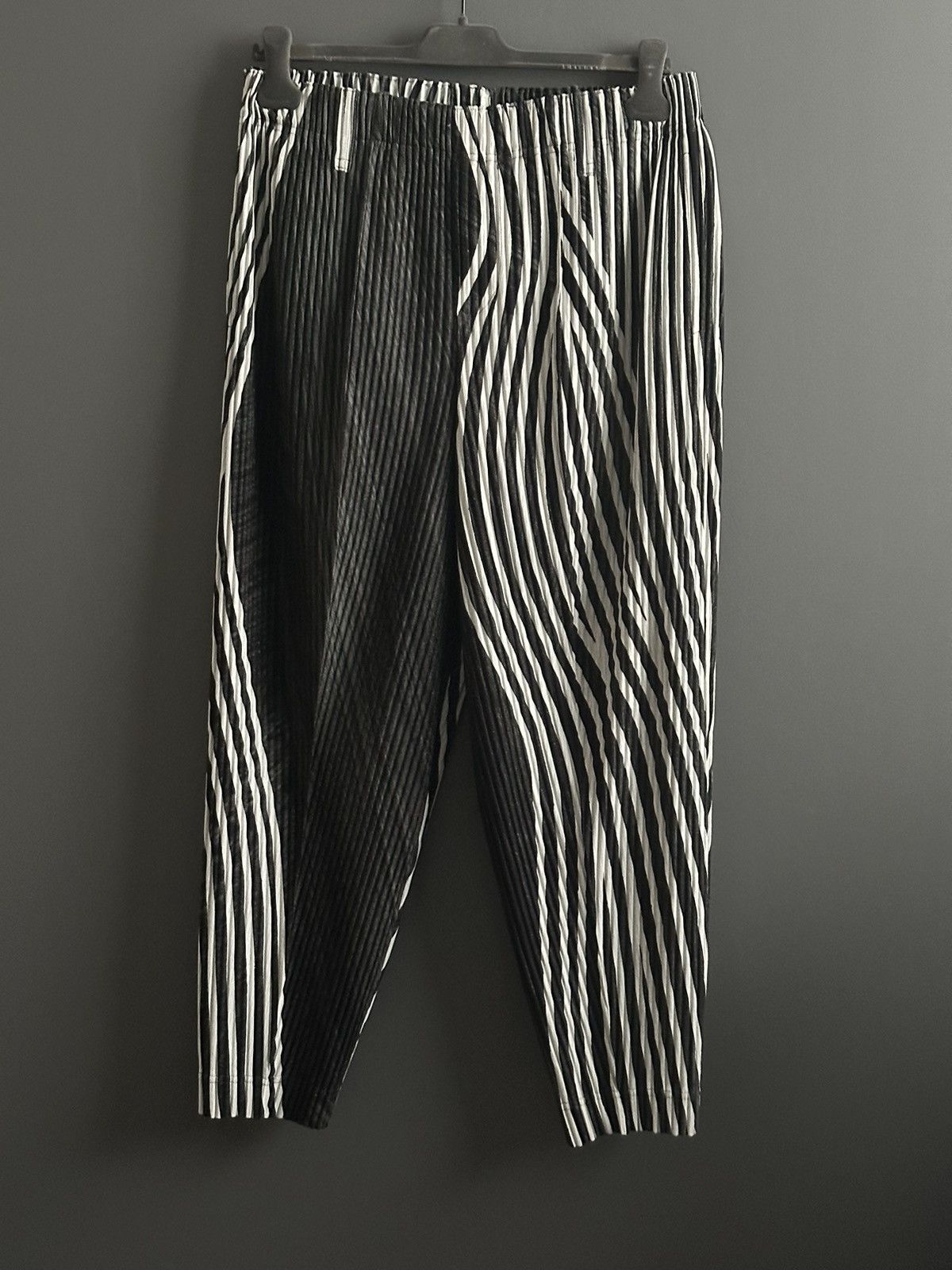 image of Issey Miyake Movement Trousers in Black, Men's (Size 30)