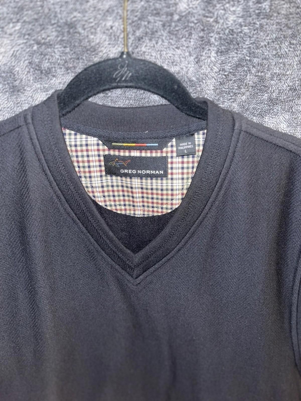 Greg Norman Greg Norman Golf Vest Mens Large Black Sleeveless Pullover Size ONE SIZE - 3 Thumbnail