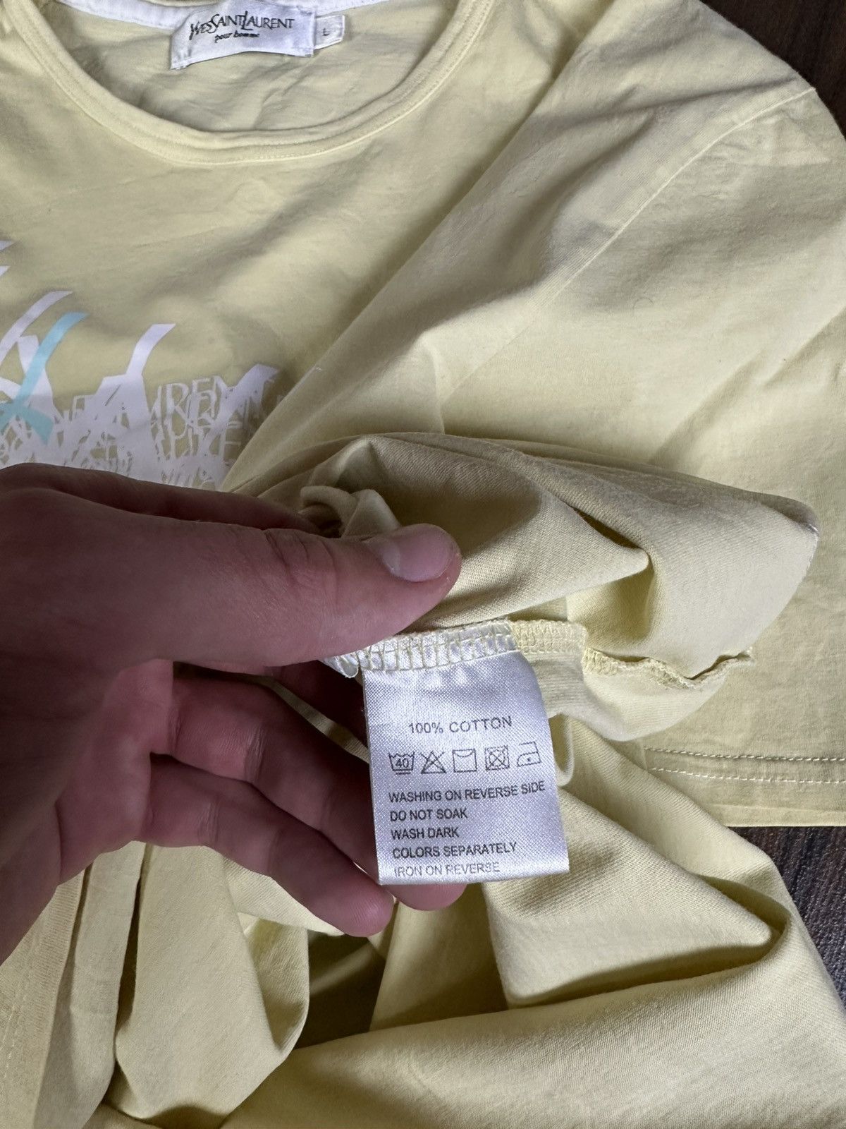 Yves Saint Laurent Yves Saint Laurent Tee Size US L / EU 52-54 / 3 - 5 Thumbnail
