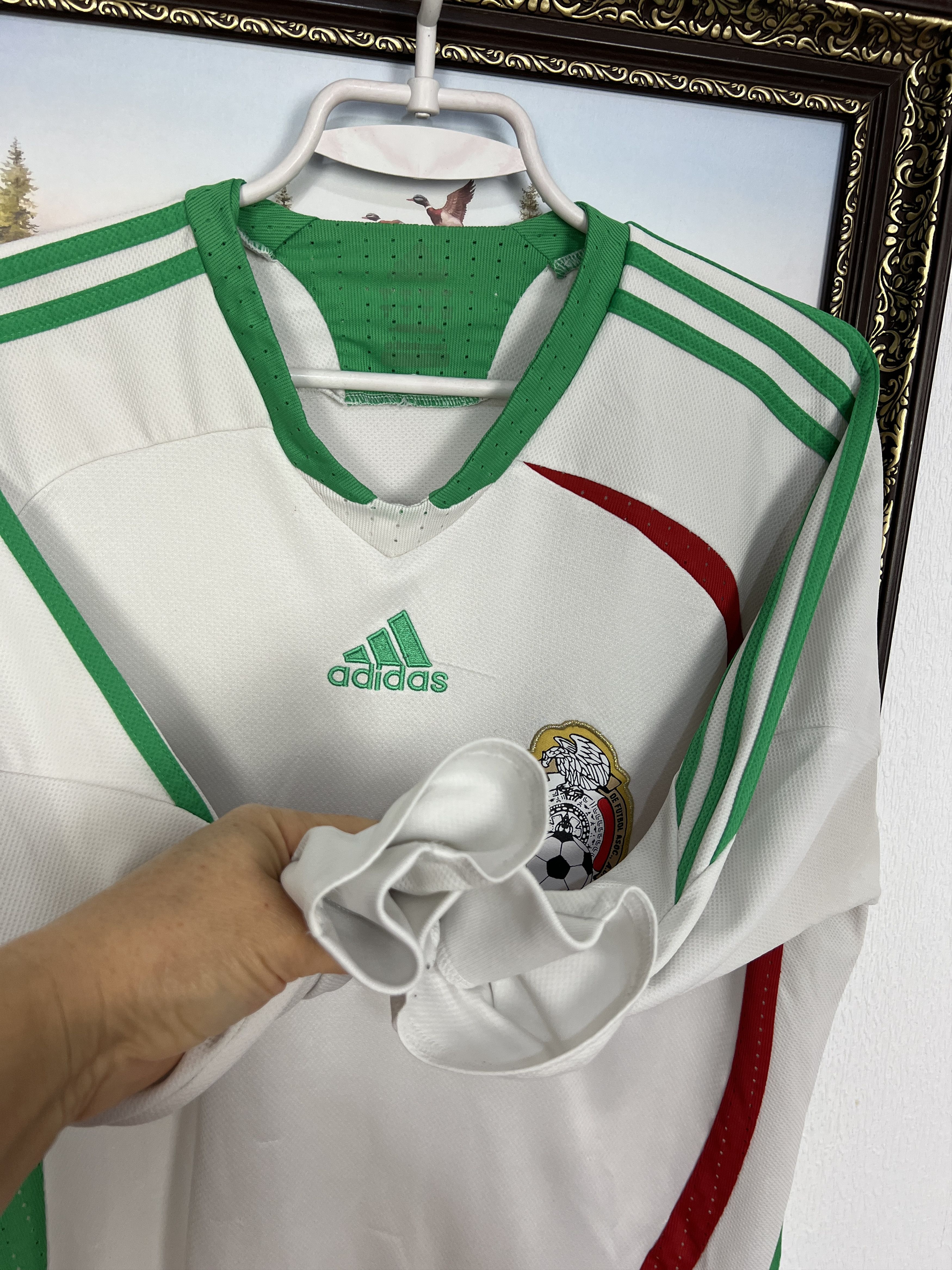 Adidas Mexico Away football shirt 2008 Soccer Adidas Jersey Trikot Size US M / EU 48-50 / 2 - 5 Thumbnail