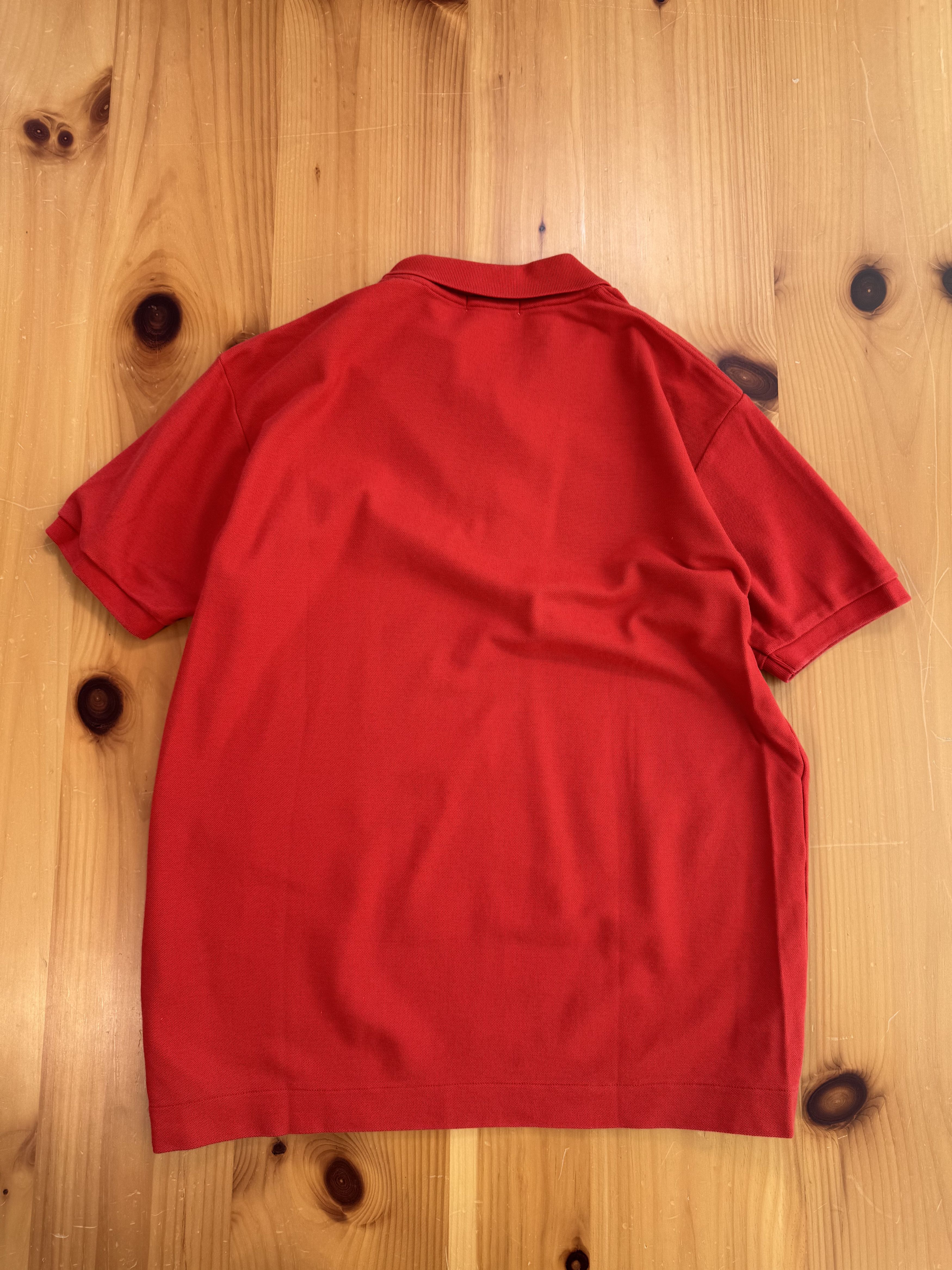 Bape Og BAPE Bapestas Embroidered Logo Red Polo Shirt Size Large Size US L / EU 52-54 / 3 - 8 Thumbnail