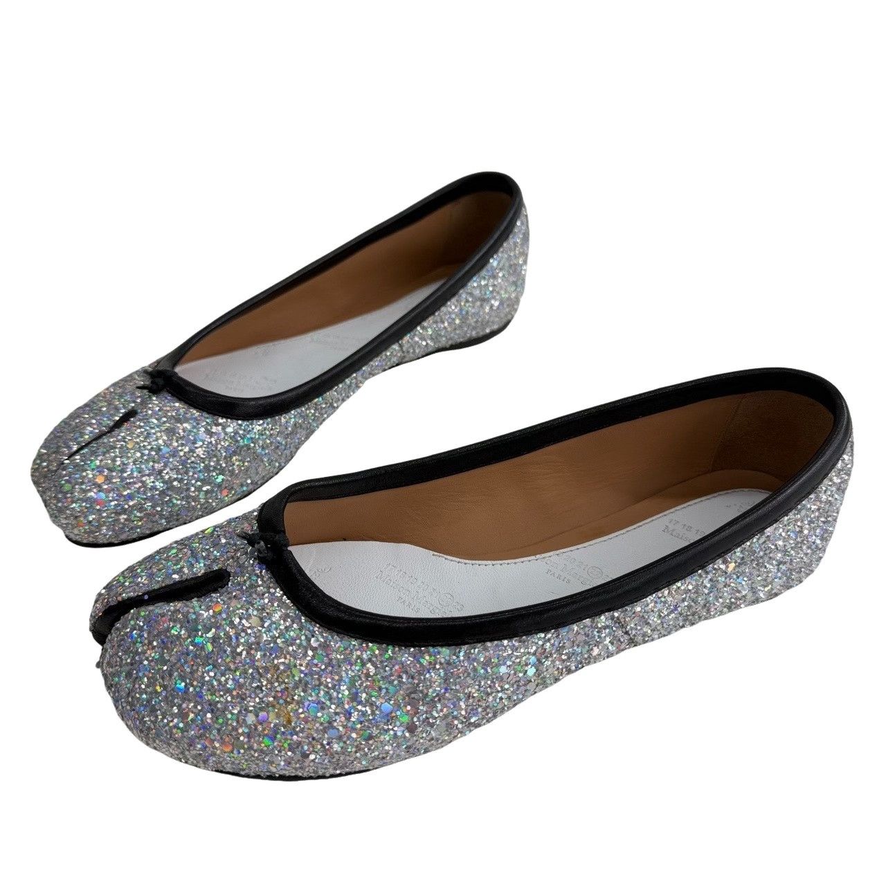 Maison Margiela Maison Margiela Glitter Tabi Flats IT 36 Size US 6 / IT 36 - 1 Thumbnail