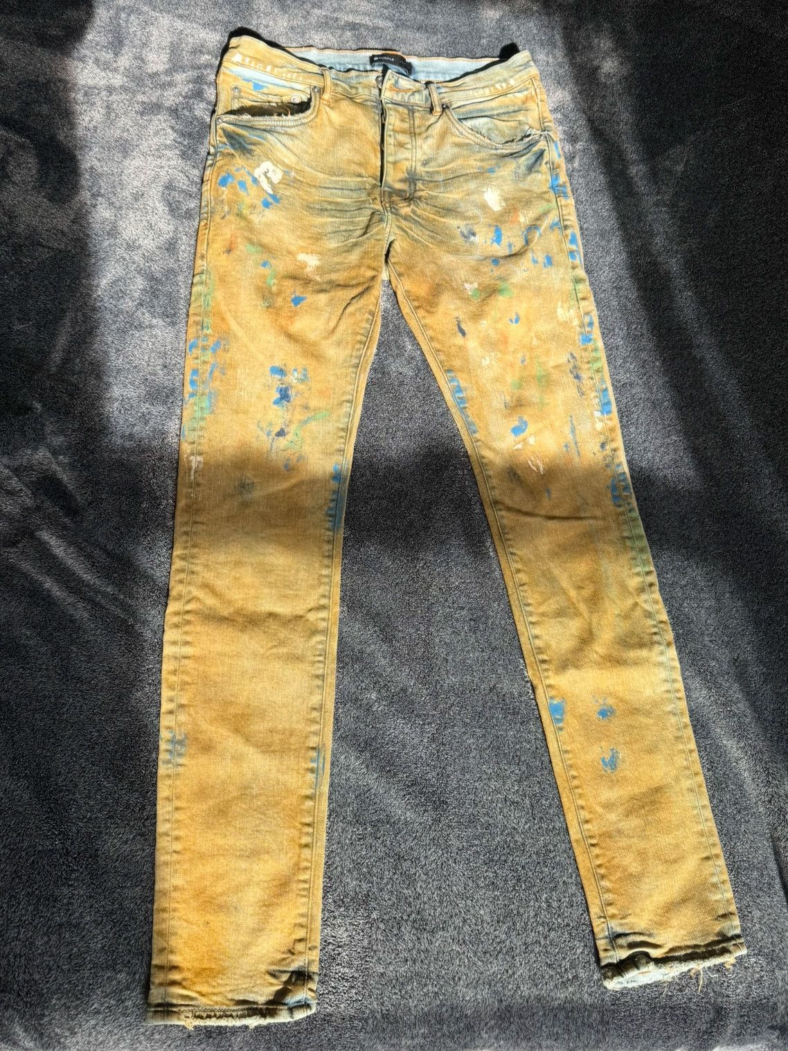 Designer × Purple Purple Brand P001 Paint Splatter Jeans Size US 30 / EU 46 - 1 Thumbnail