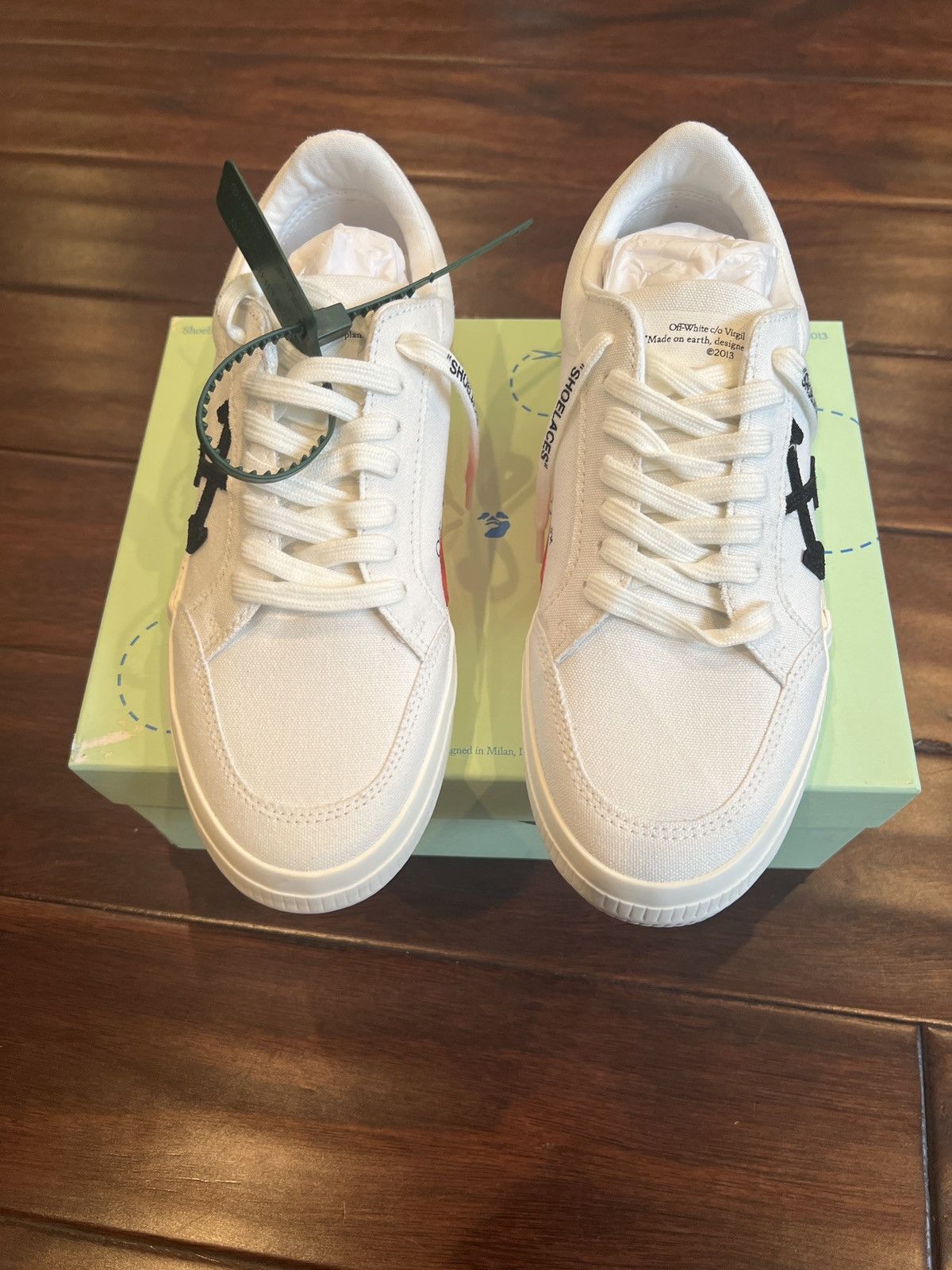 Off-White Off white low vulcanized canvas Size US 9 / IT 39 - 1 Thumbnail