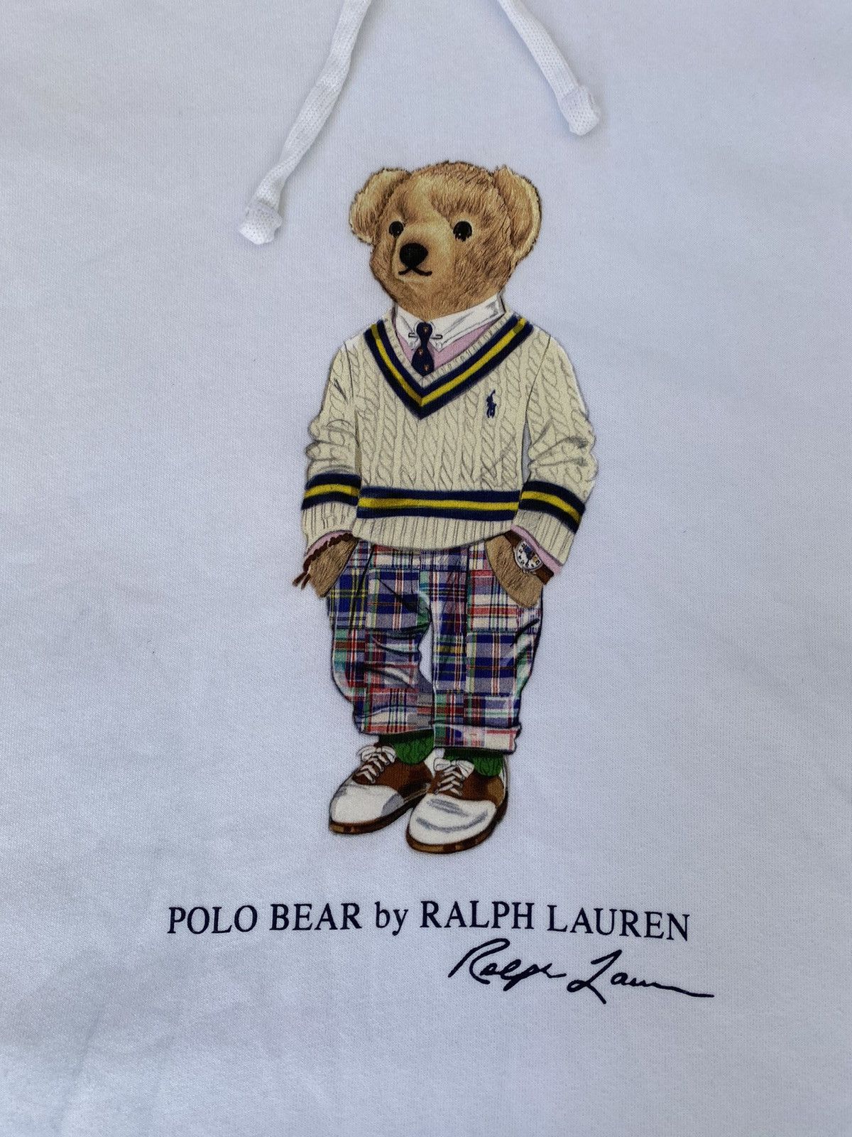 Polo Ralph Lauren Polo Ralph Lauren Polo Bear Fleece Hoodie Multi Color Y2K Size US XXL / EU 58 / 5 - 7 Thumbnail