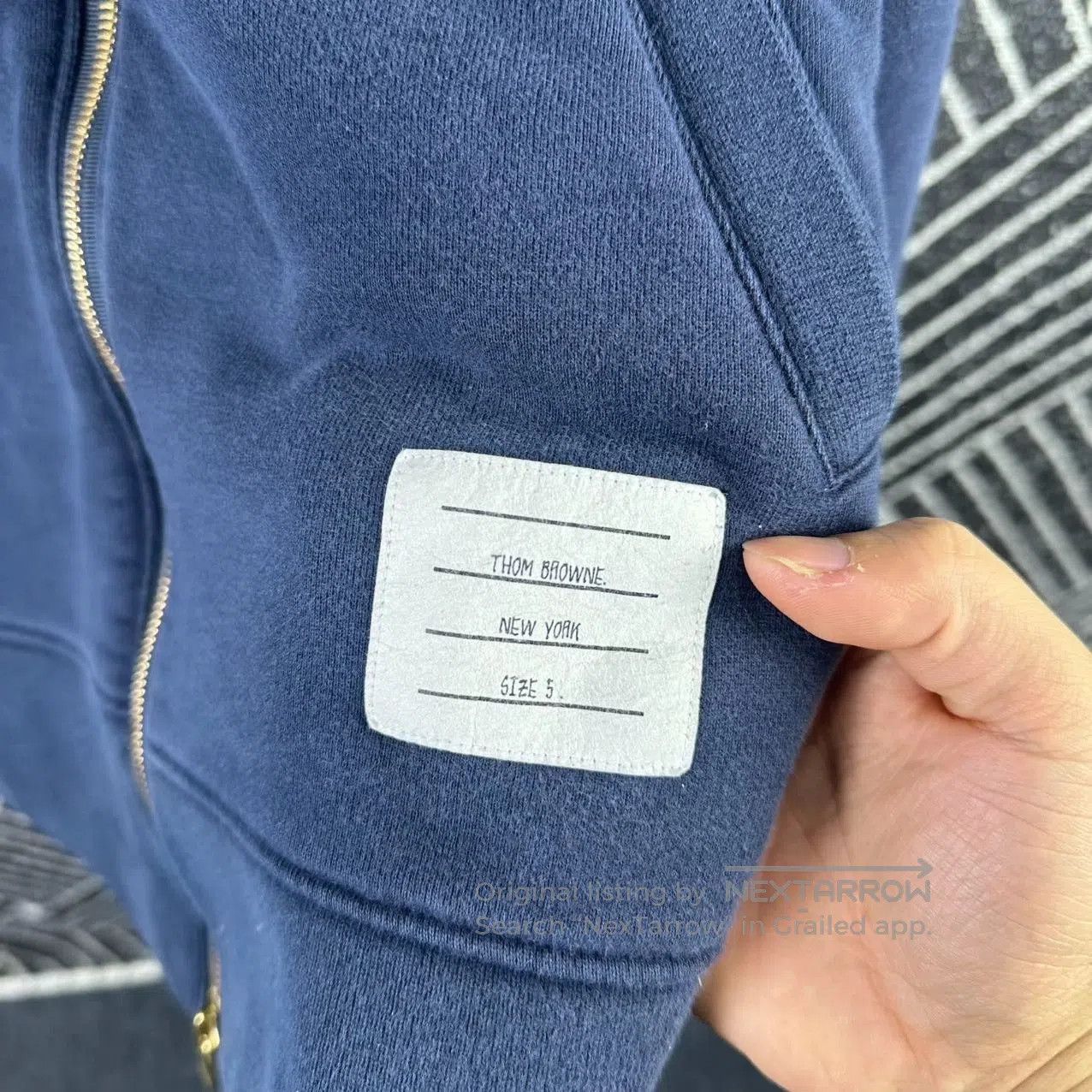 Thom Browne Thom Browne Blue Hoodie. Size US XXL / EU 58 / 5 - 6 Thumbnail