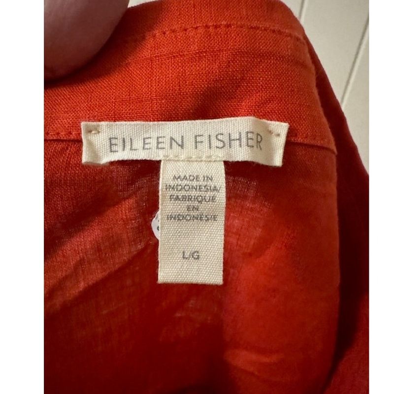 Eileen Fisher Eileen Fisher Organic Linen Handkerchief Shirt L Size L / US 10 / IT 46 - 6 Thumbnail