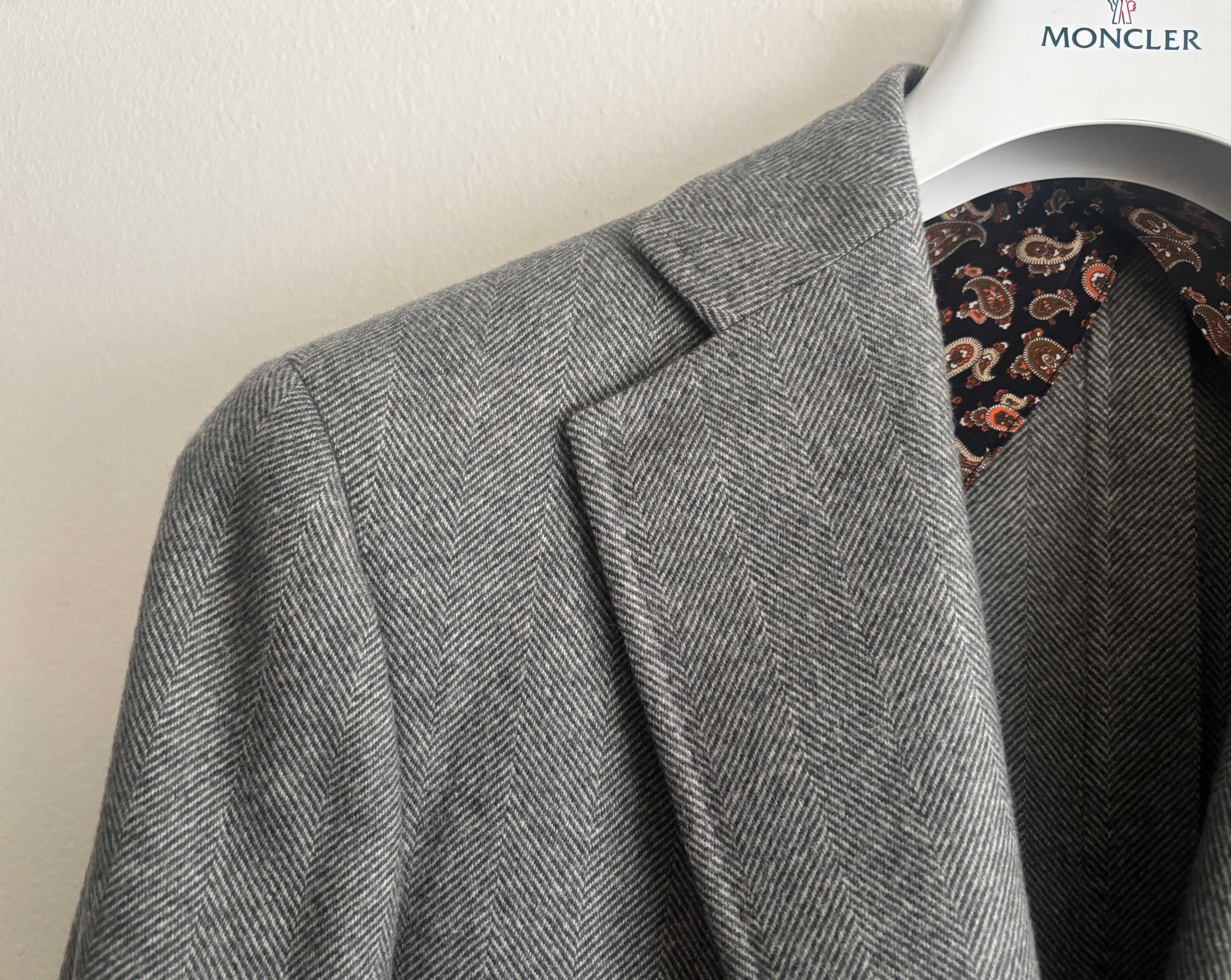 Pal Zileri $2575 Unstructured 3-roll-2 Cashmere Mink Sport Coat - 38 L Size 38L - 3 Thumbnail