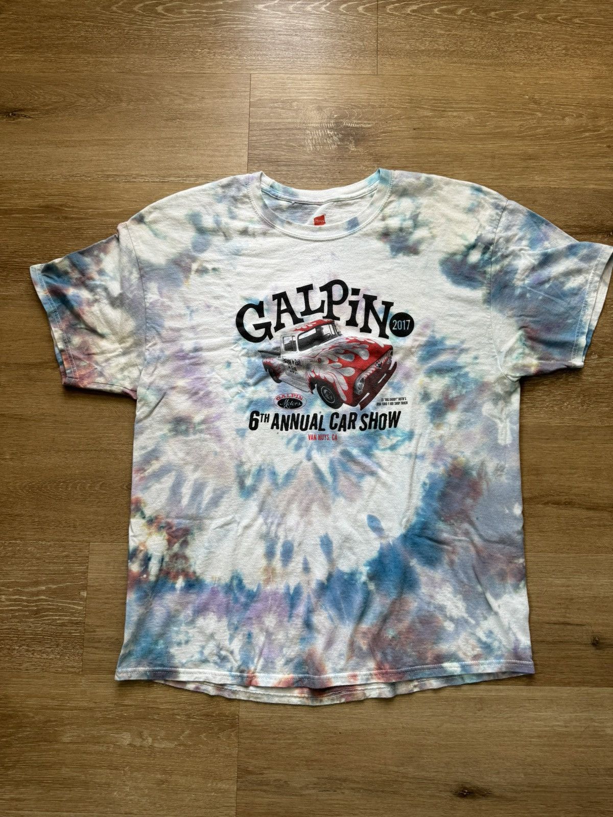 Ford Trippy Ice Dye GALPIN FORD MOTORS HOT ROD T-shirt Size US XL / EU 56 / 4 - 9 Thumbnail