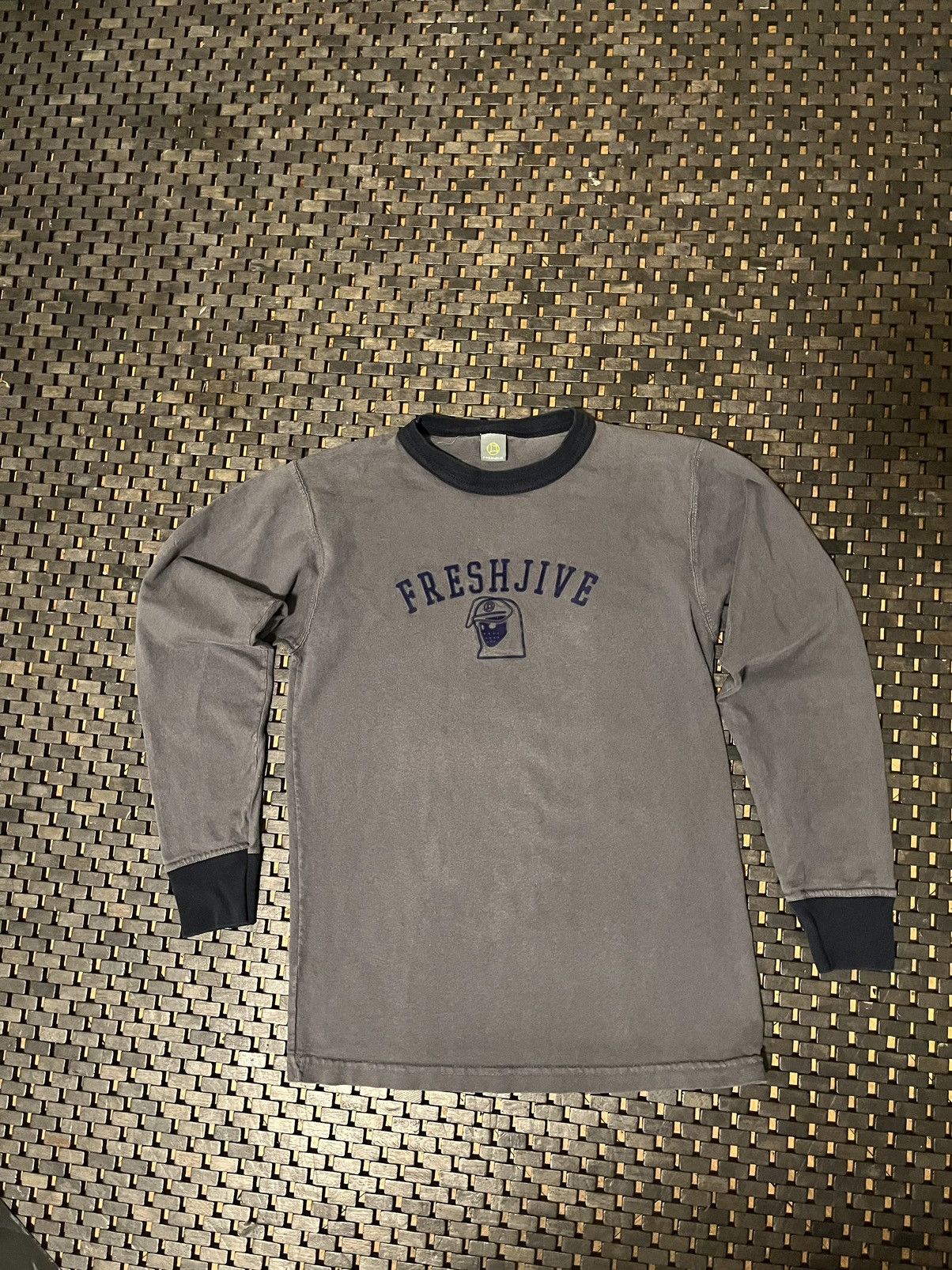 RARE Vintage 90s Freshjive Ringer Longsleeve -Made in USA